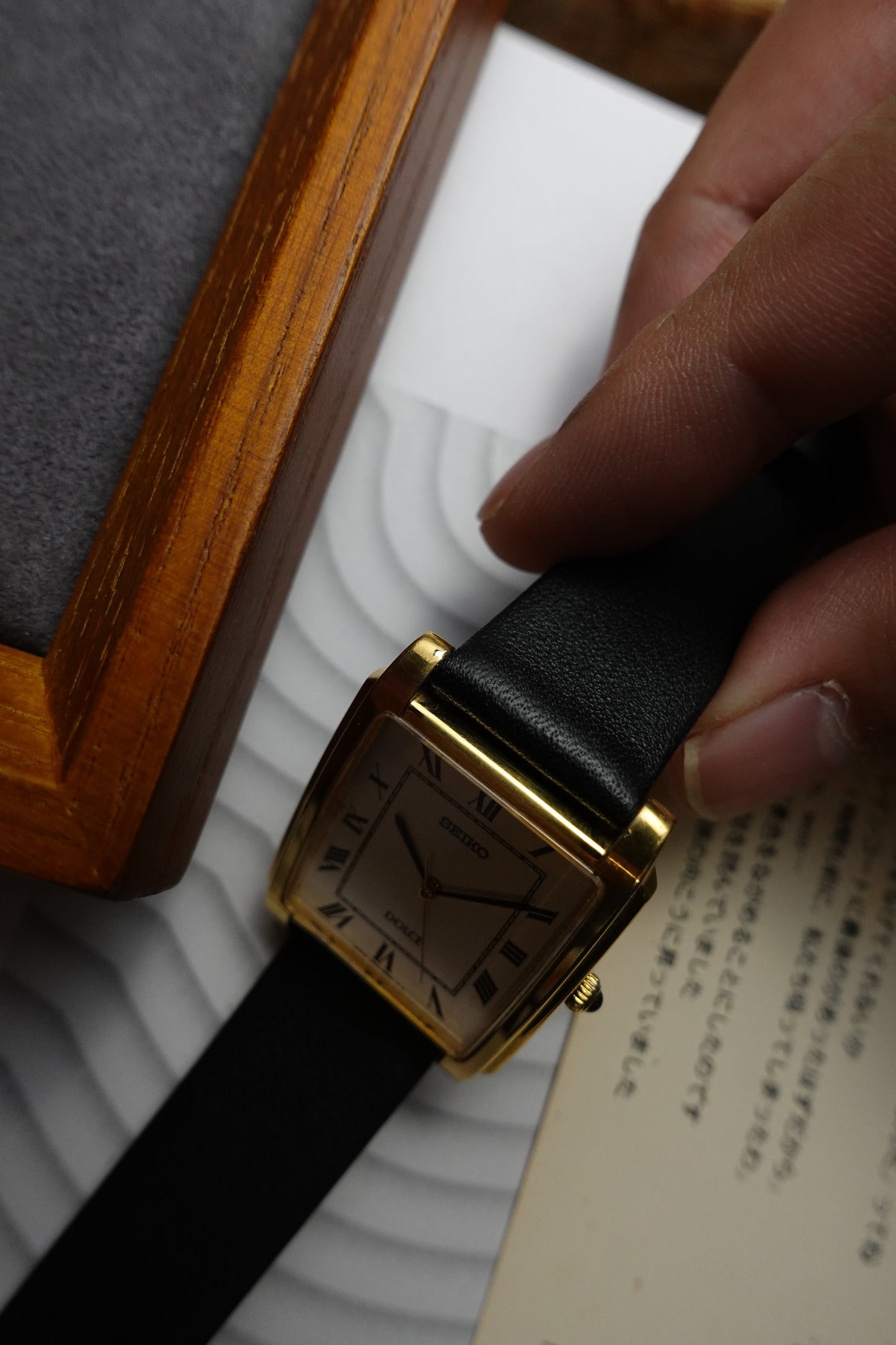 Seiko dolce roman numeral Tank
