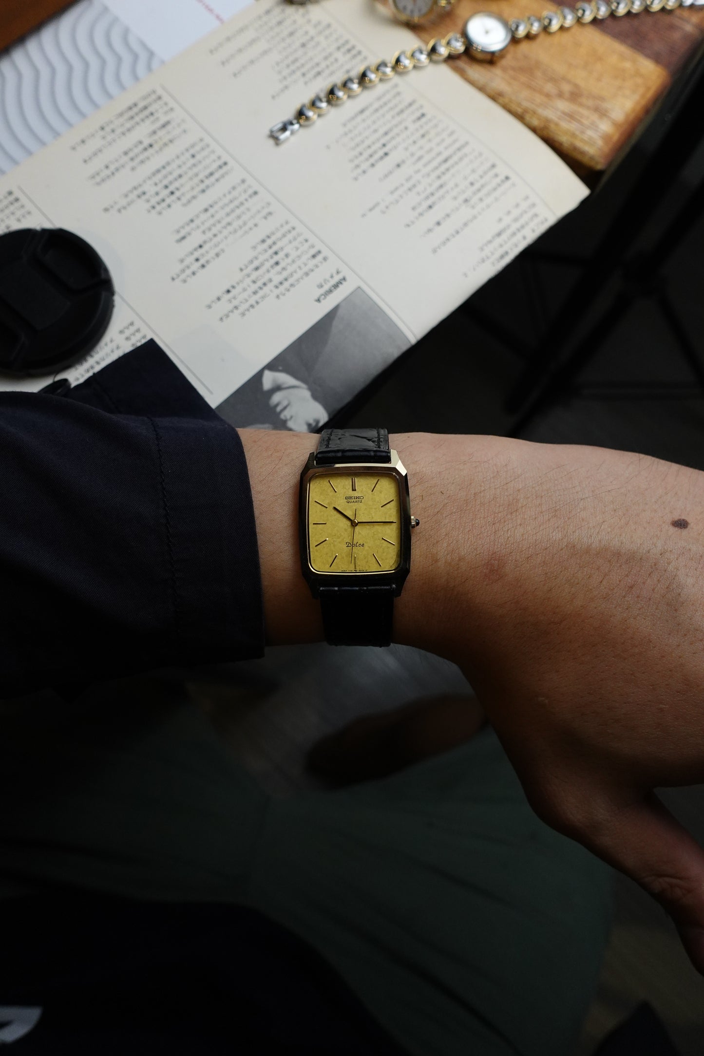 Seiko Dolce 'yellowflake' tank