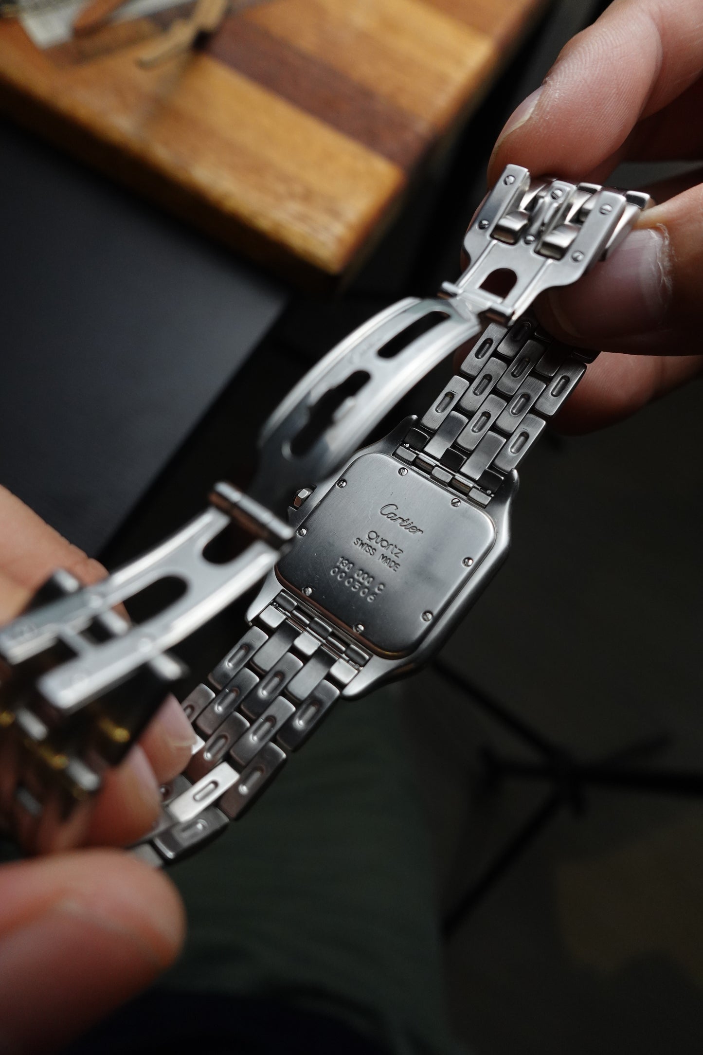 90s Cartier Panthere 'jumbo' extra thin quartz