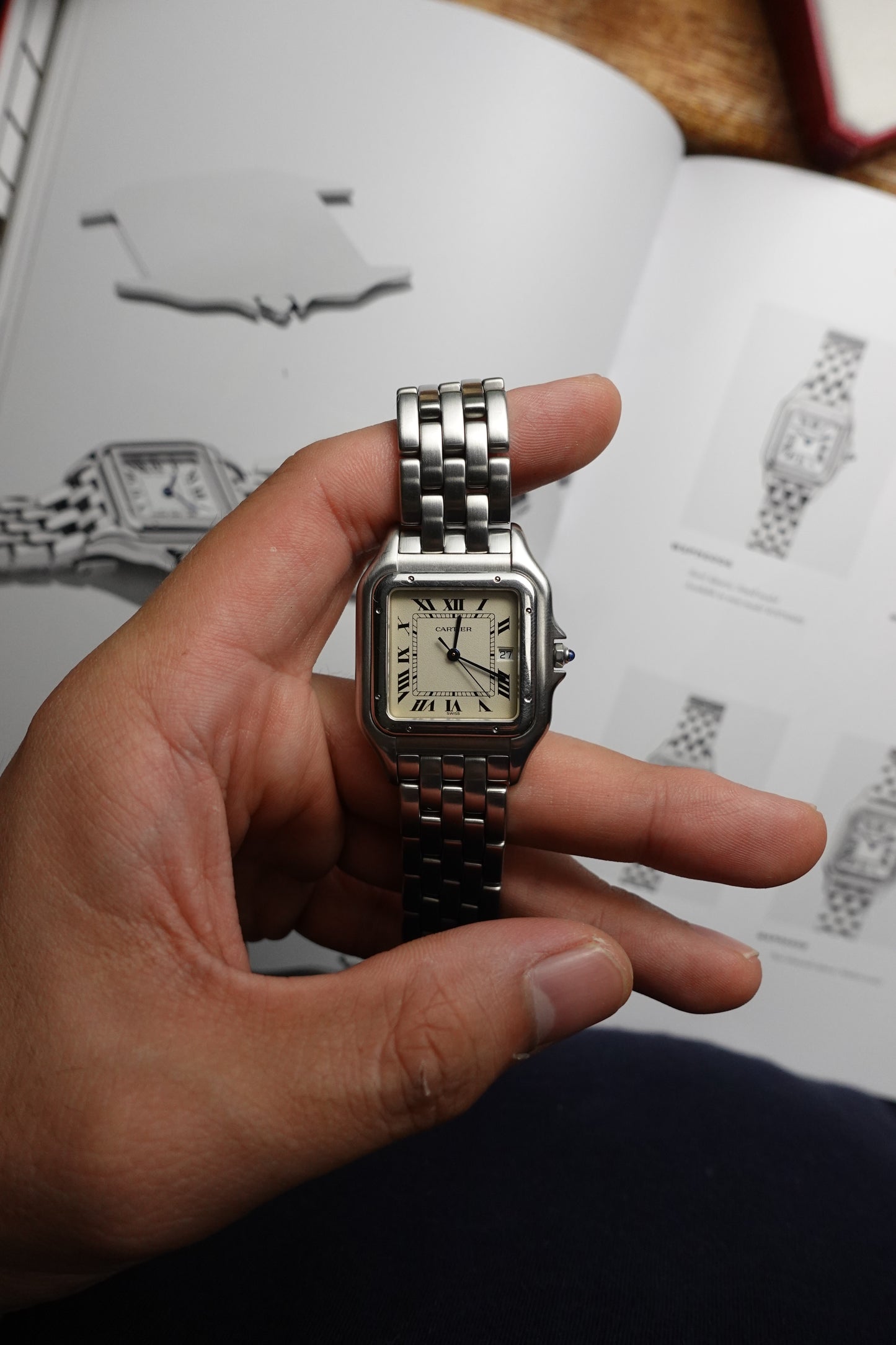 90s Cartier Panthere 'jumbo' extra thin quartz
