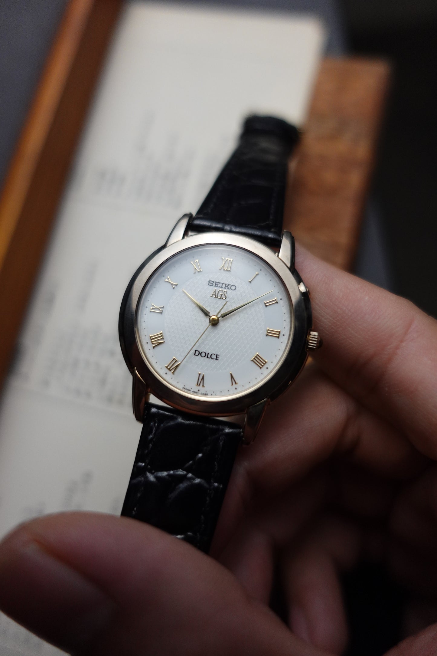 Seiko Dolce AGS (automatic quartz movement)