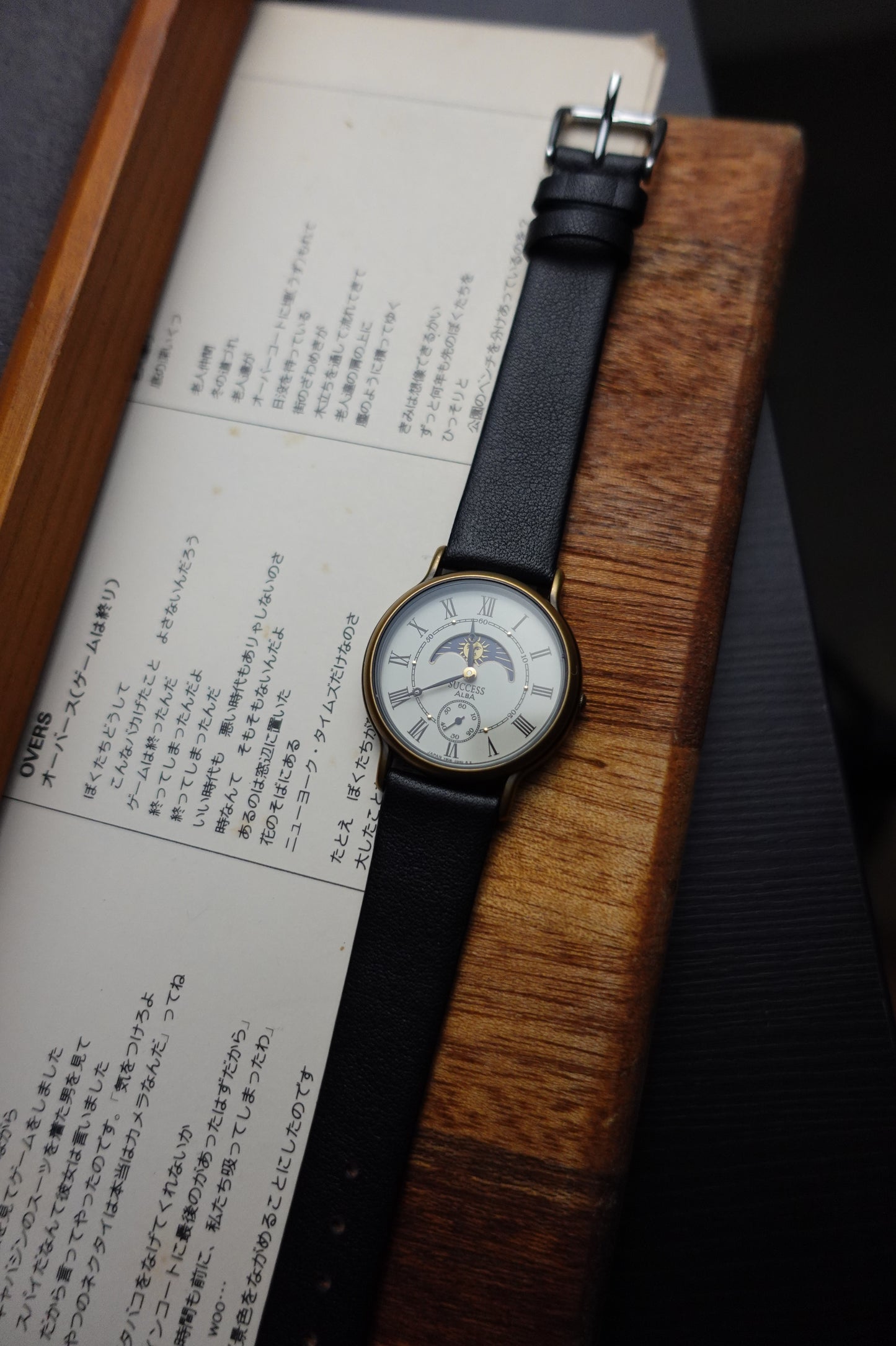 Seiko Alba moonphase Full set