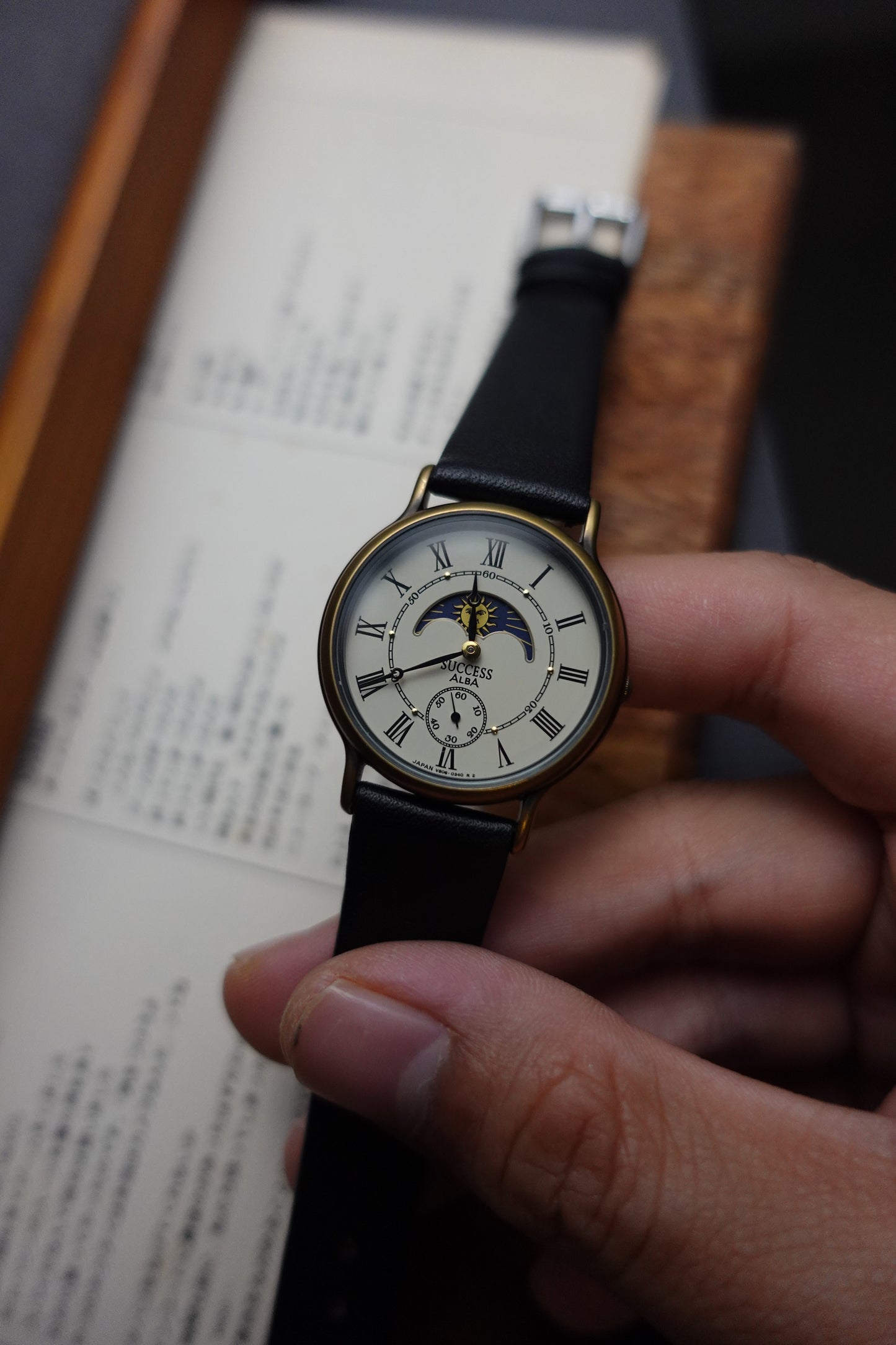 Seiko Alba moonphase Full set