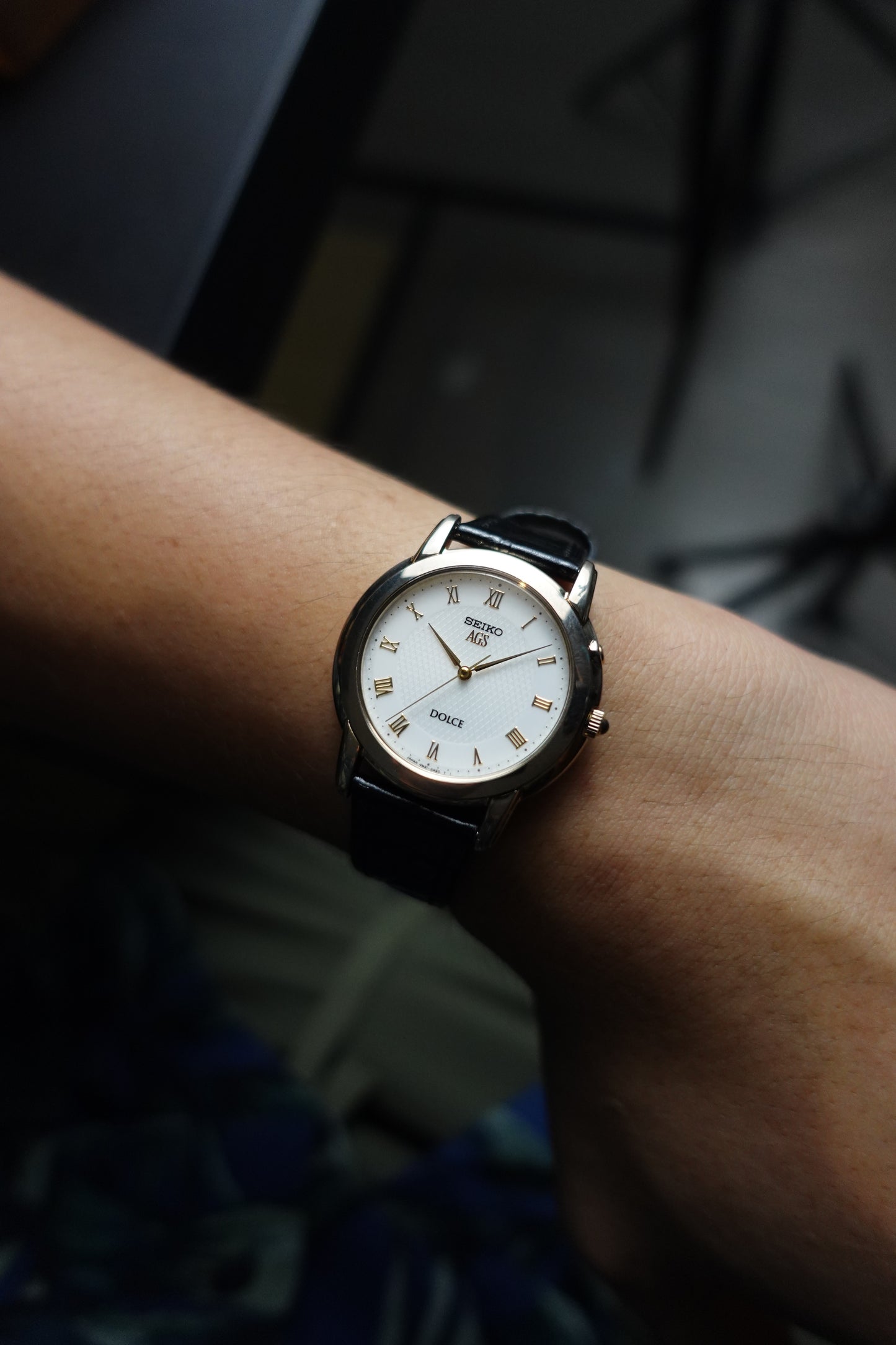 Seiko Dolce AGS (automatic quartz movement)