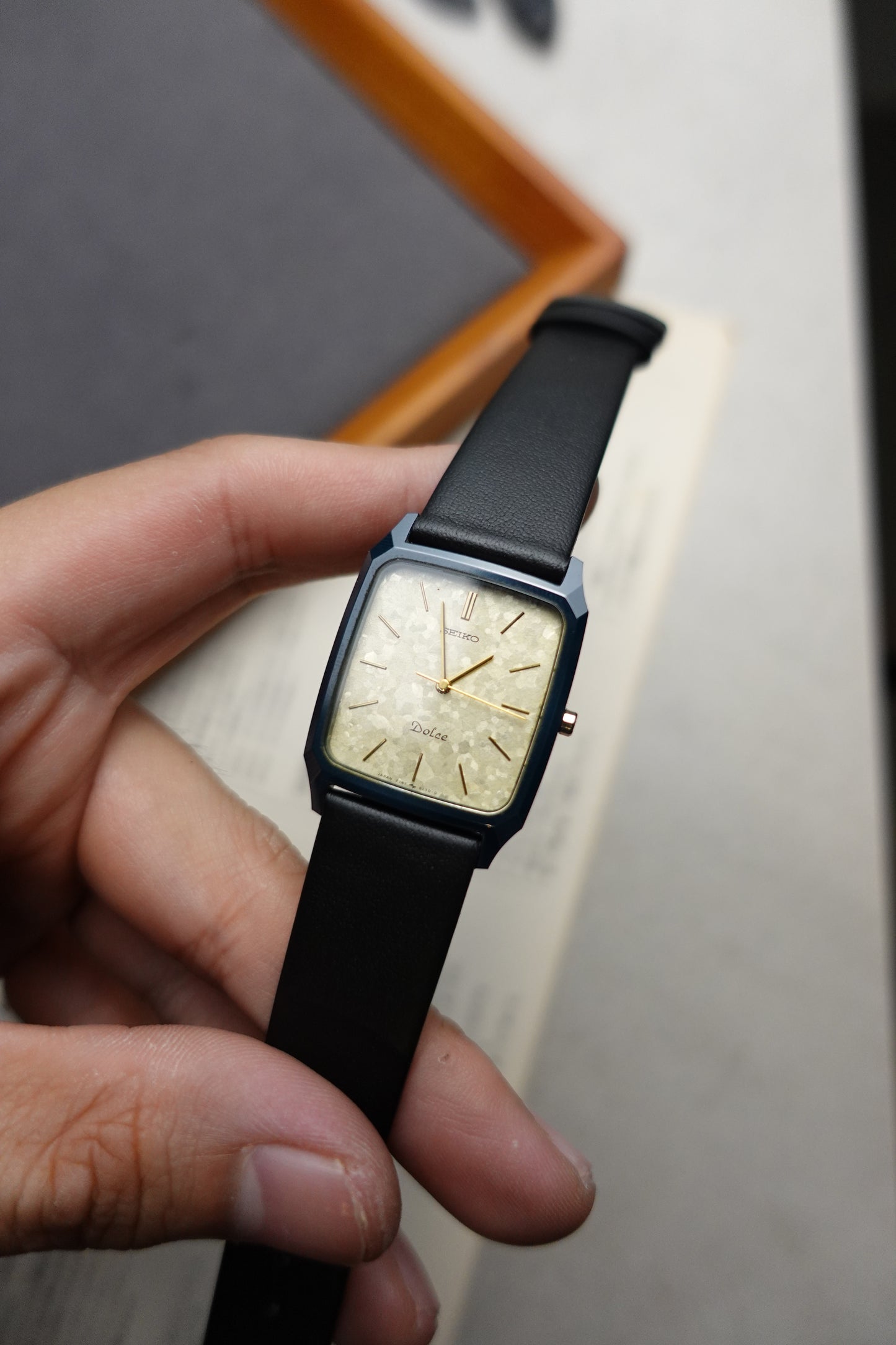 Seiko Dolce Green Ceramic snowflake dial #350