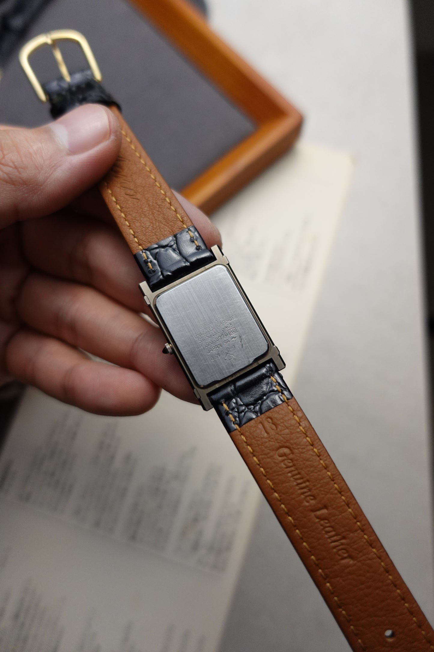 Seiko Dolce Tank "chinoise" Scratch resistant case #347
