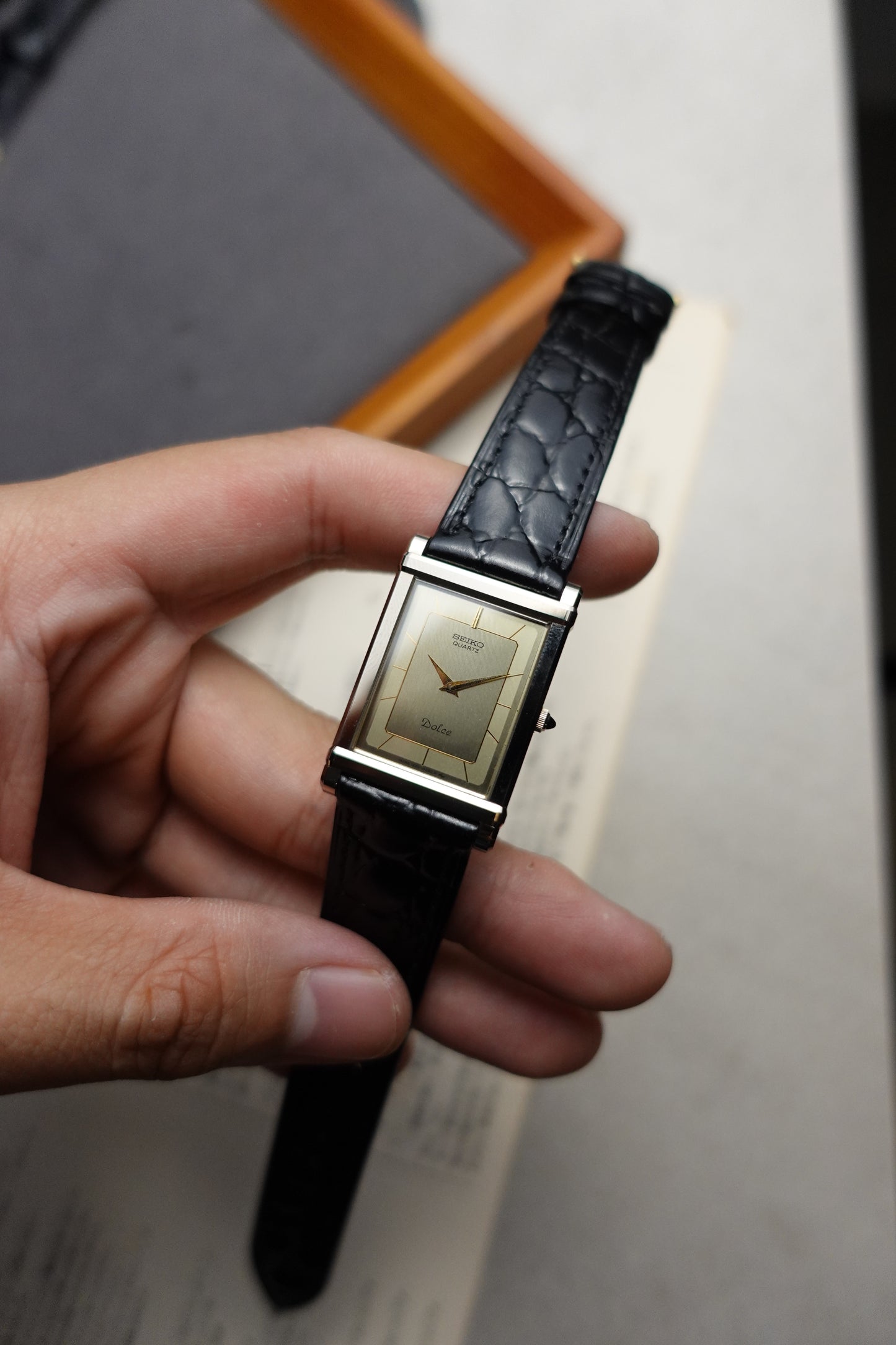 Seiko Dolce Tank "chinoise" Scratch resistant case #347