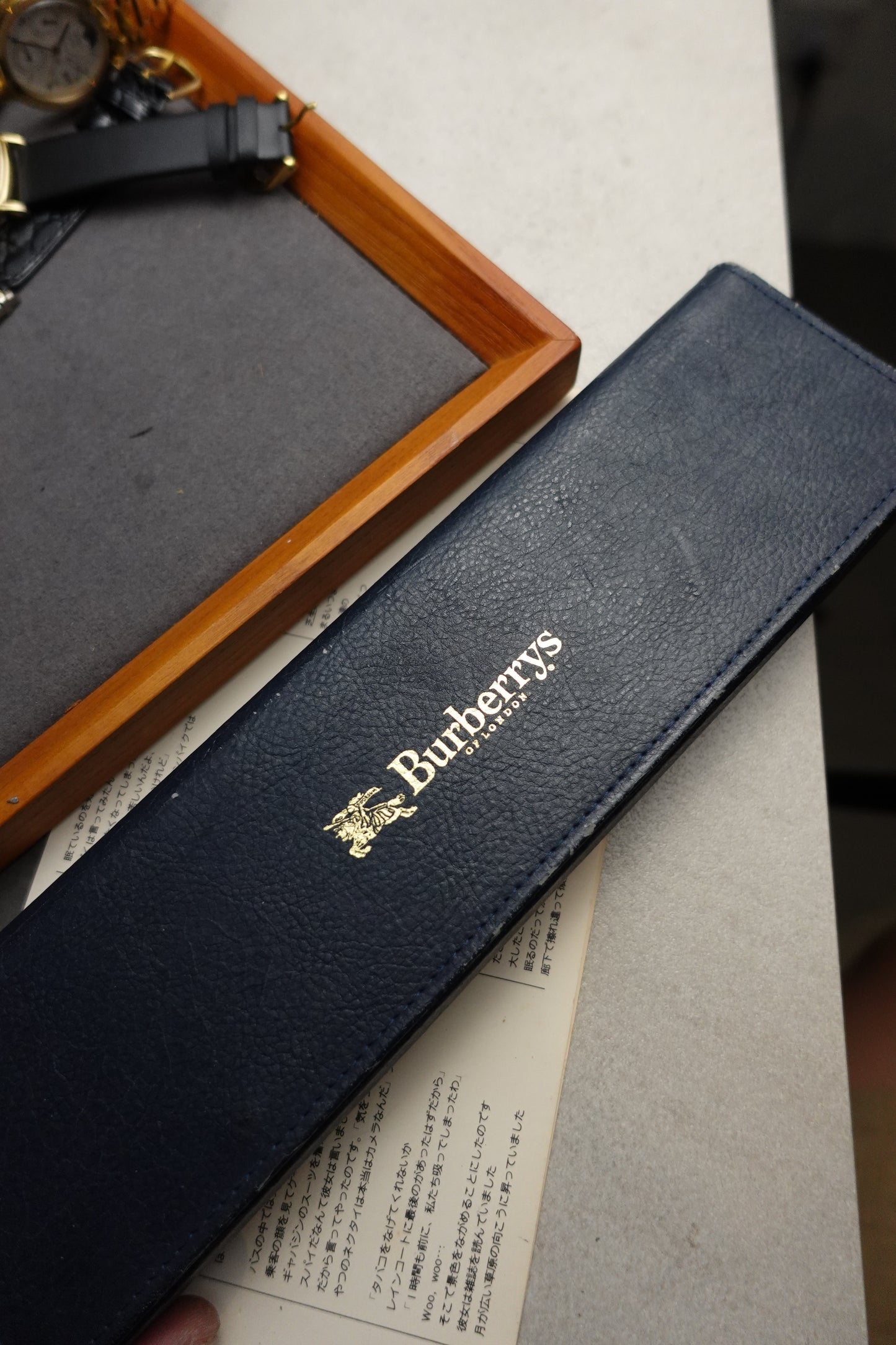 RARE Burberry Classic Guilloche T-lugs Gold swiss made variation