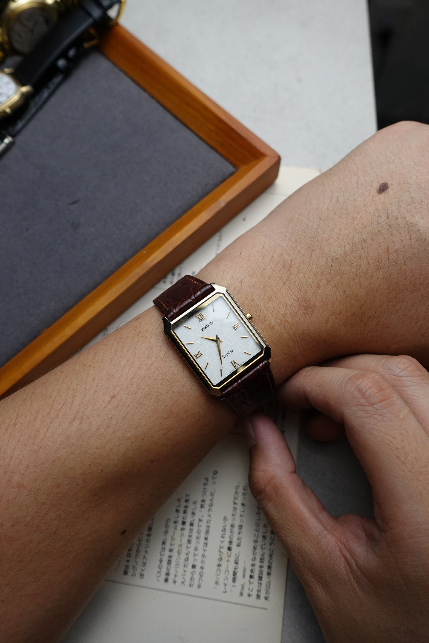 Seiko Dolce Tank Icyflake Dial RARE variation #334