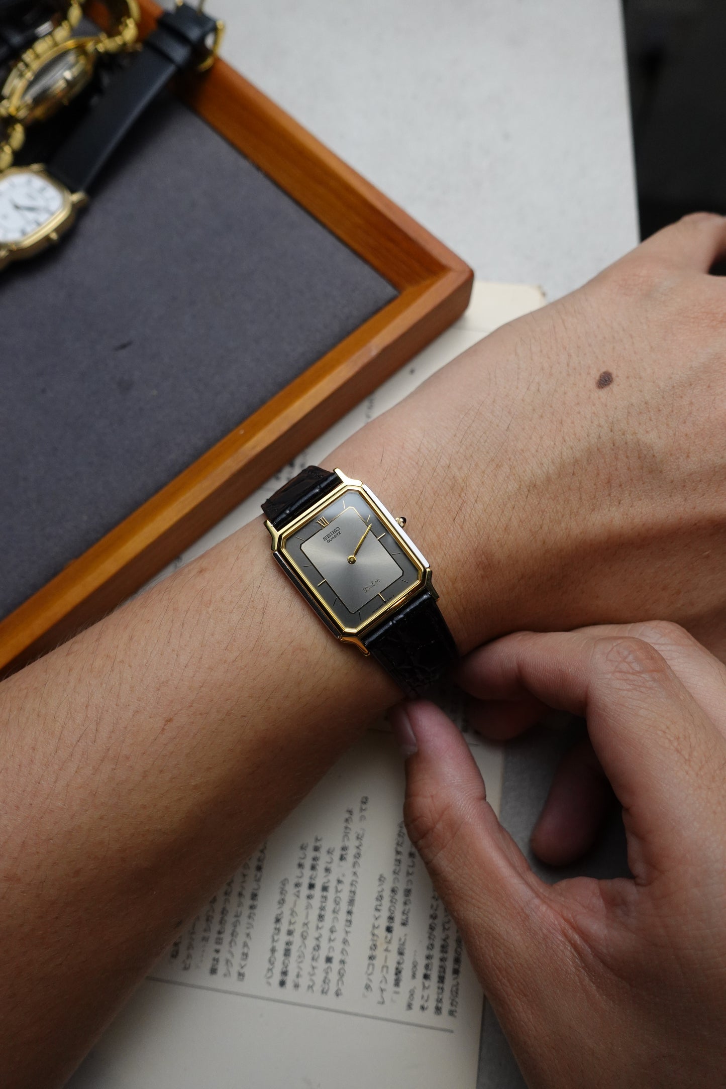 Seiko Dolce 2 tone sector dial #306
