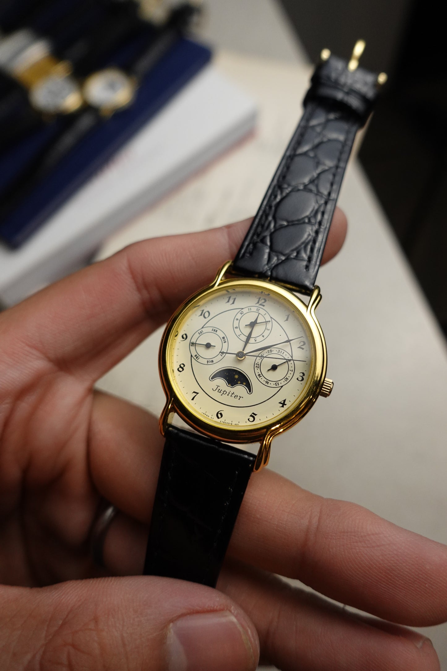Orient Calendar Moonphase full set with ori box #371