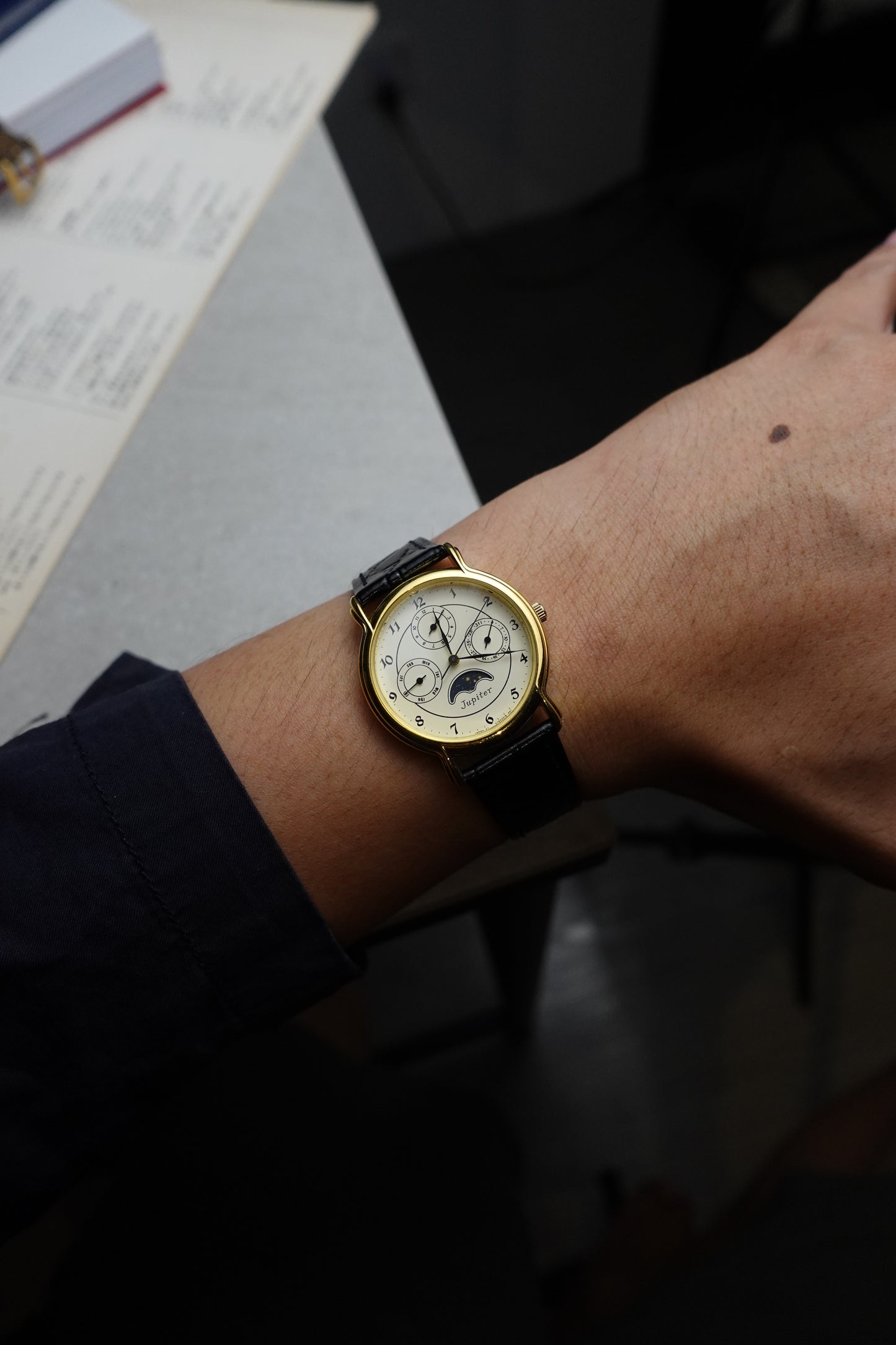 Orient Calendar Moonphase full set with ori box #371