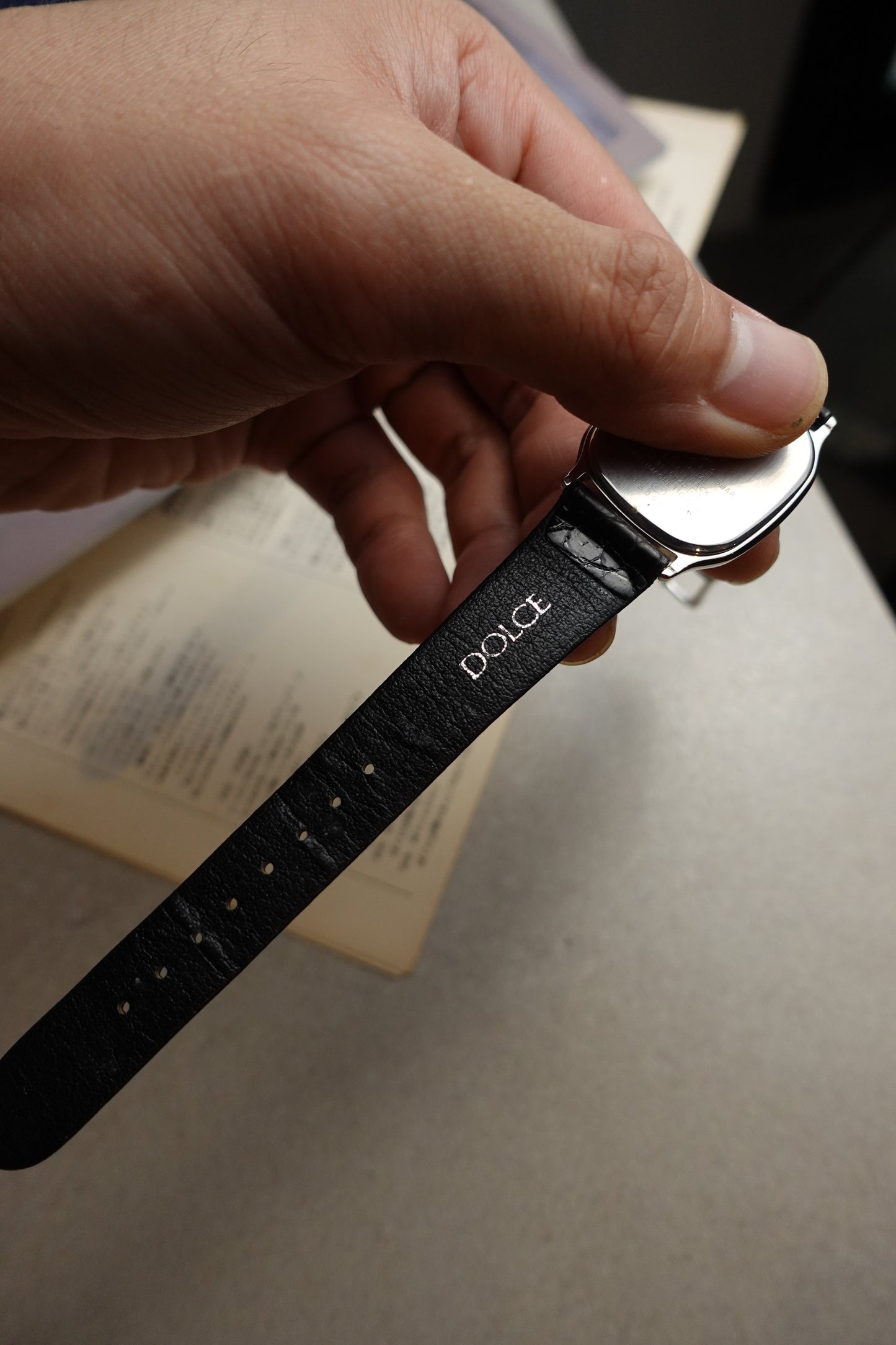 Seiko Dolce steel with original buckle and strap #368