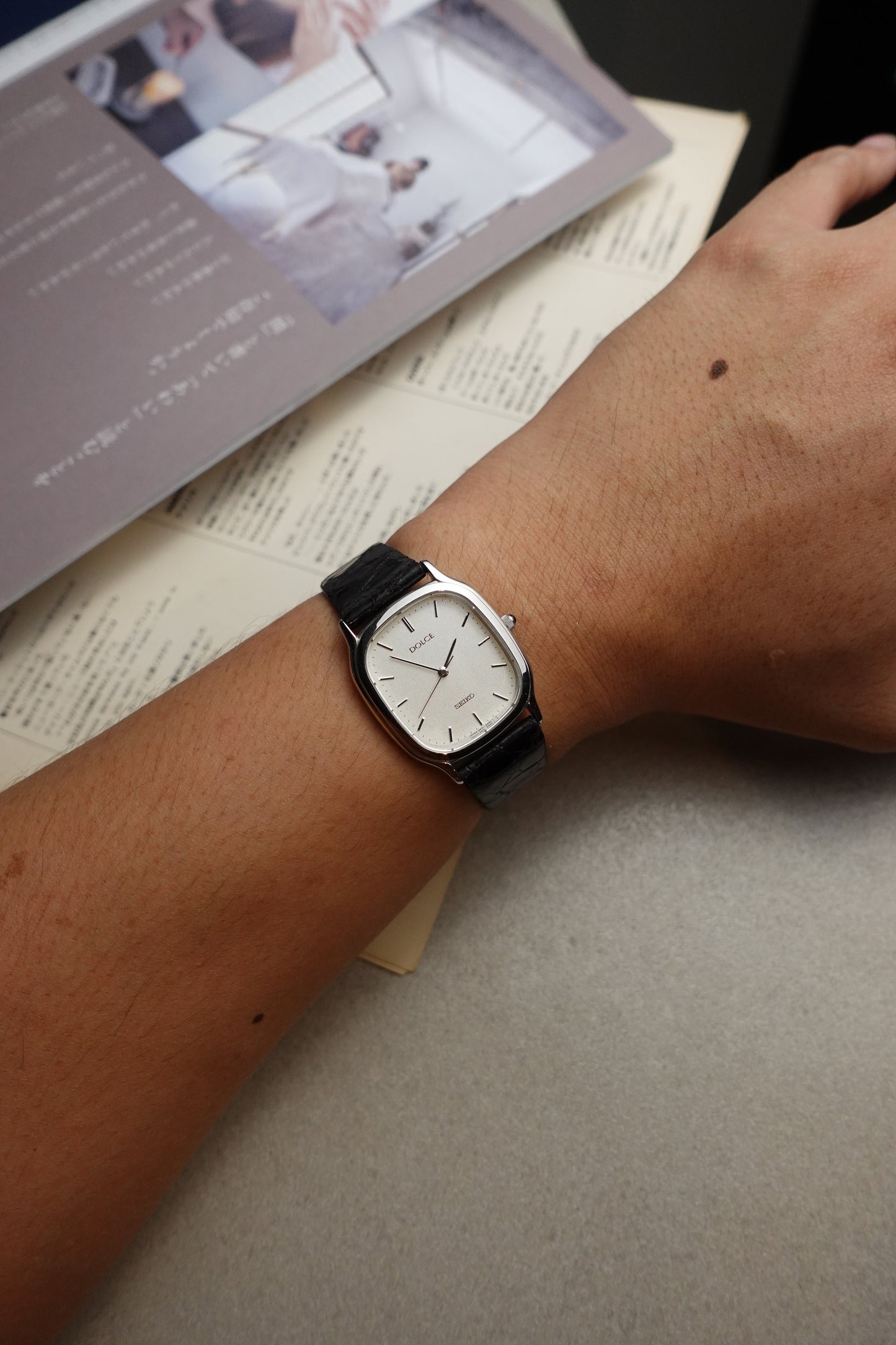 Seiko Dolce steel with original buckle and strap #368