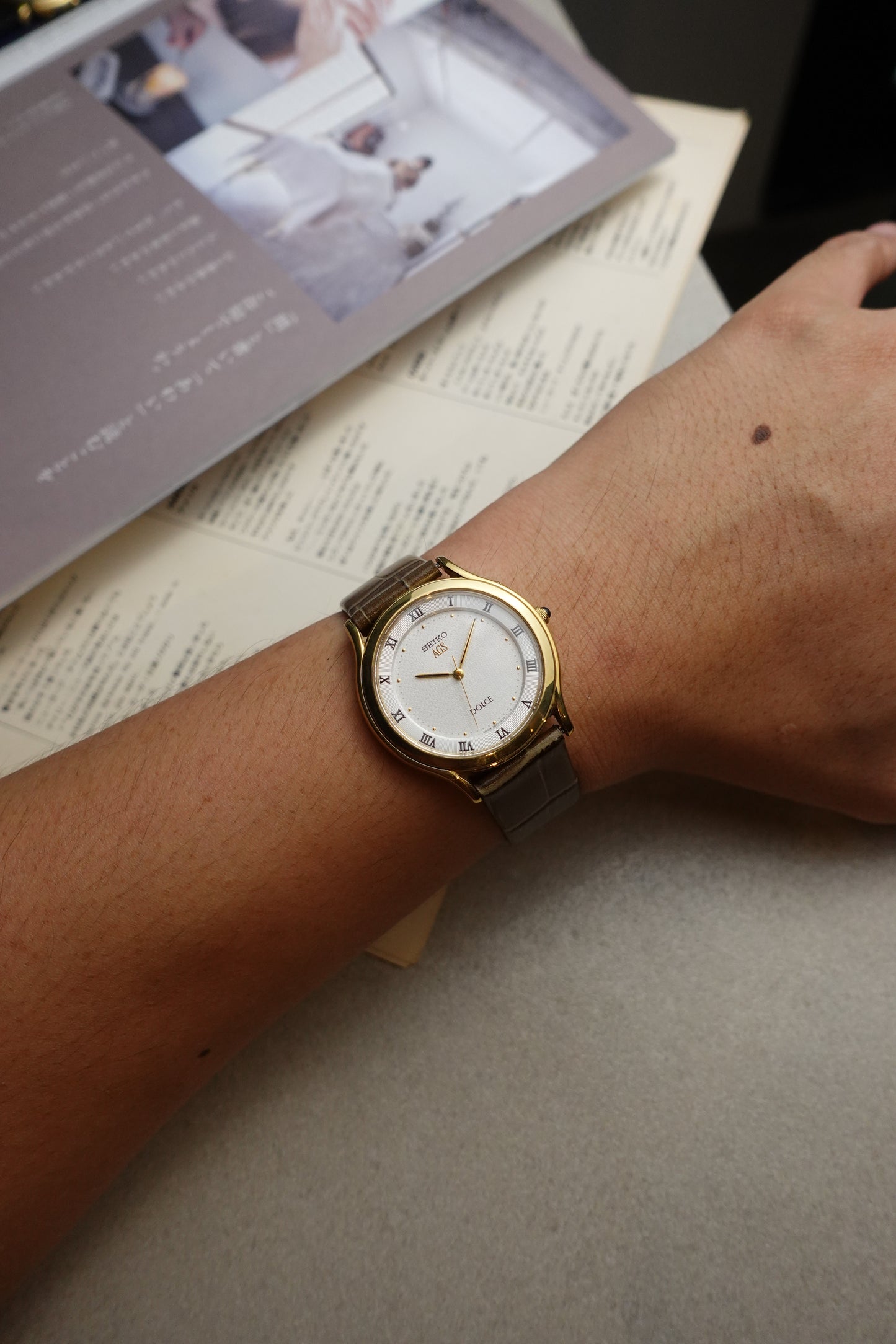 Seiko Dolce AGS (automatic quartz movement) #266