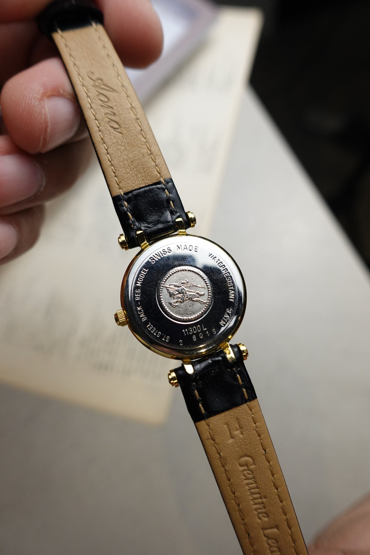 Ladies Burberry Guilloche Swiss made variation #374