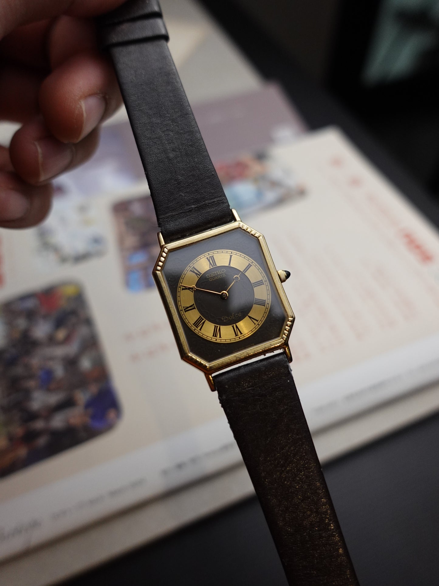 Rare Seiko Dolce 10k Case with art deco dial #096