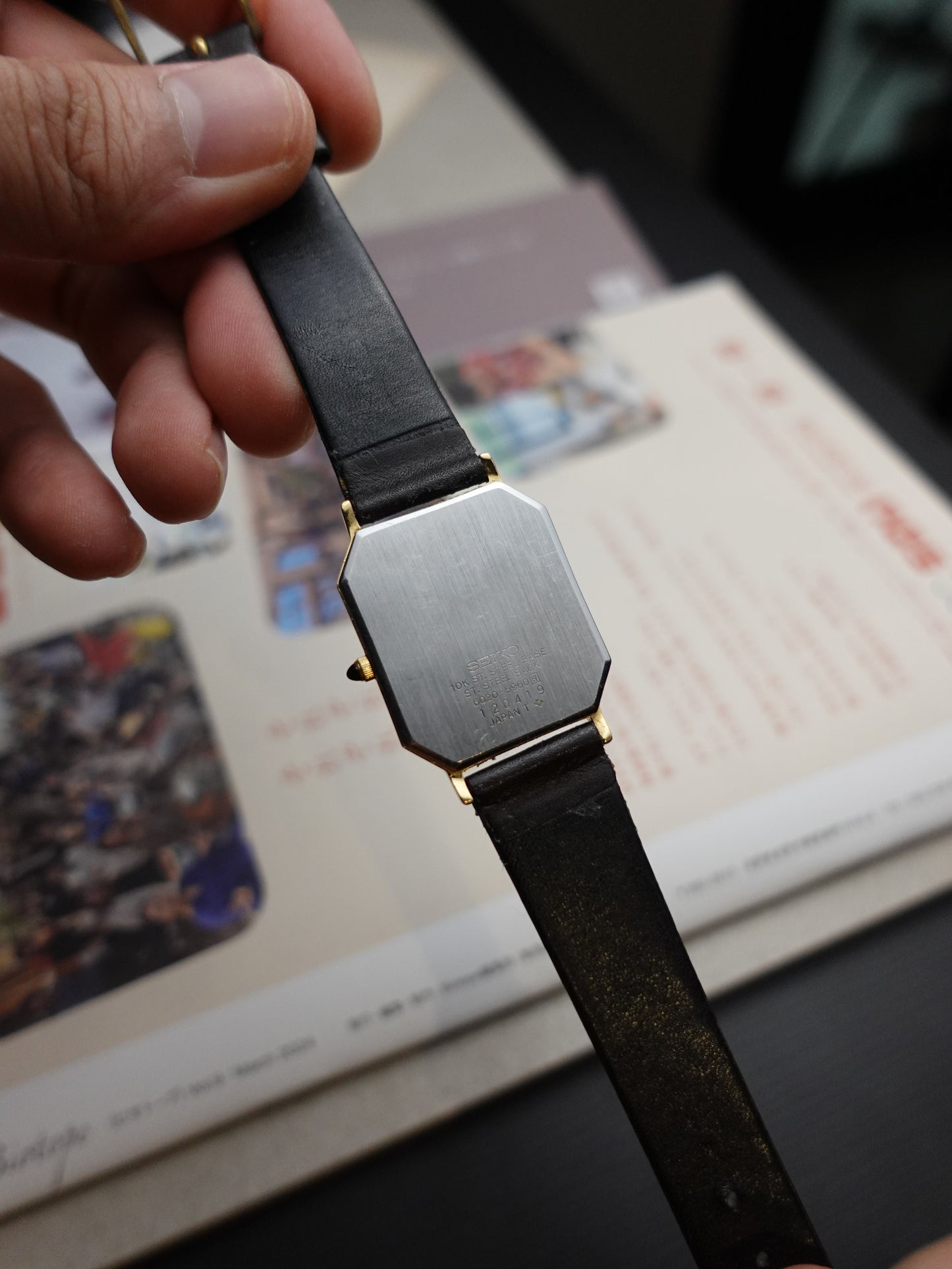 Rare Seiko Dolce 10k Case with art deco dial #096