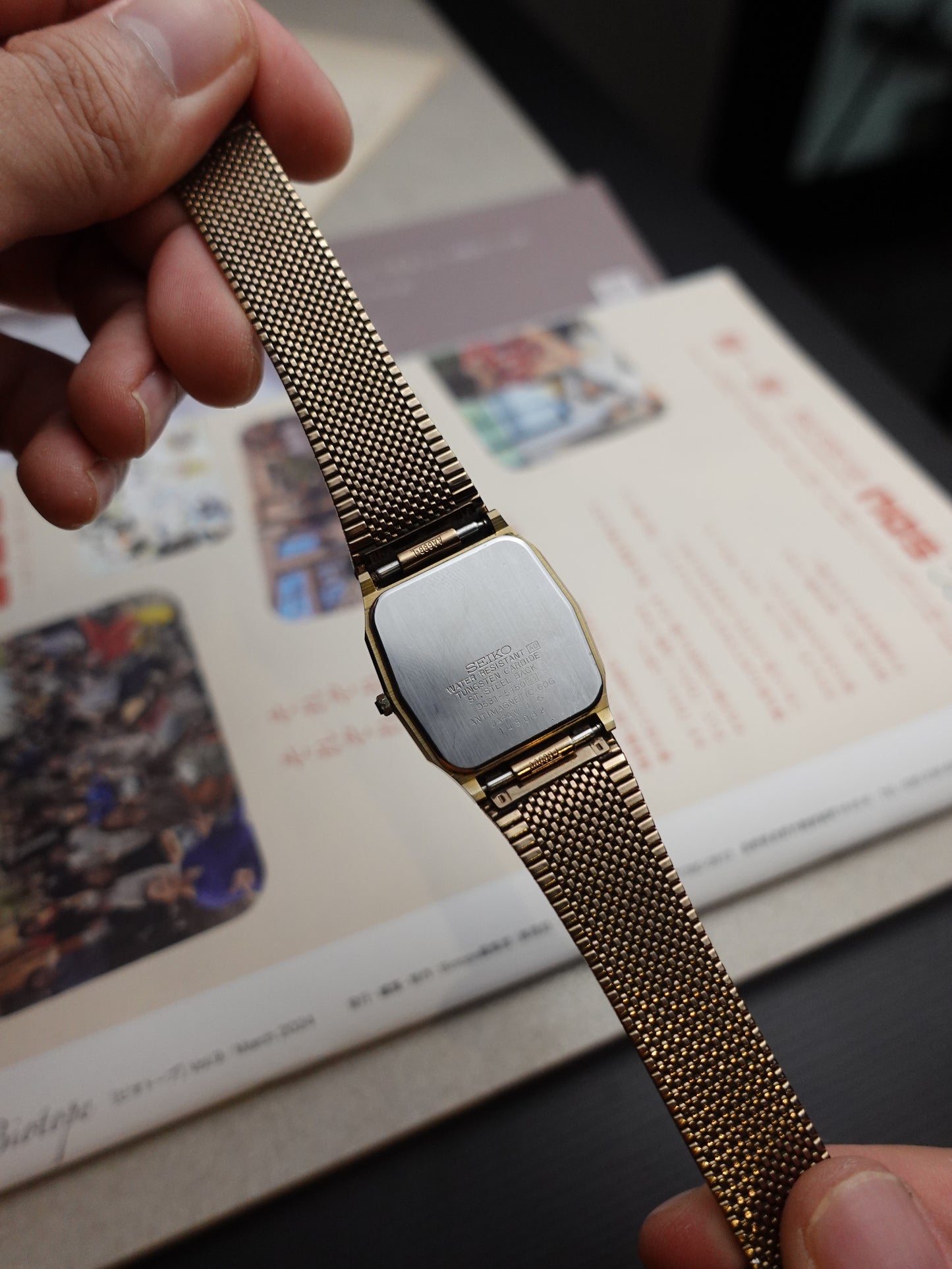 Seiko Dolce Icyflake Tungsten carbride bracelet #402