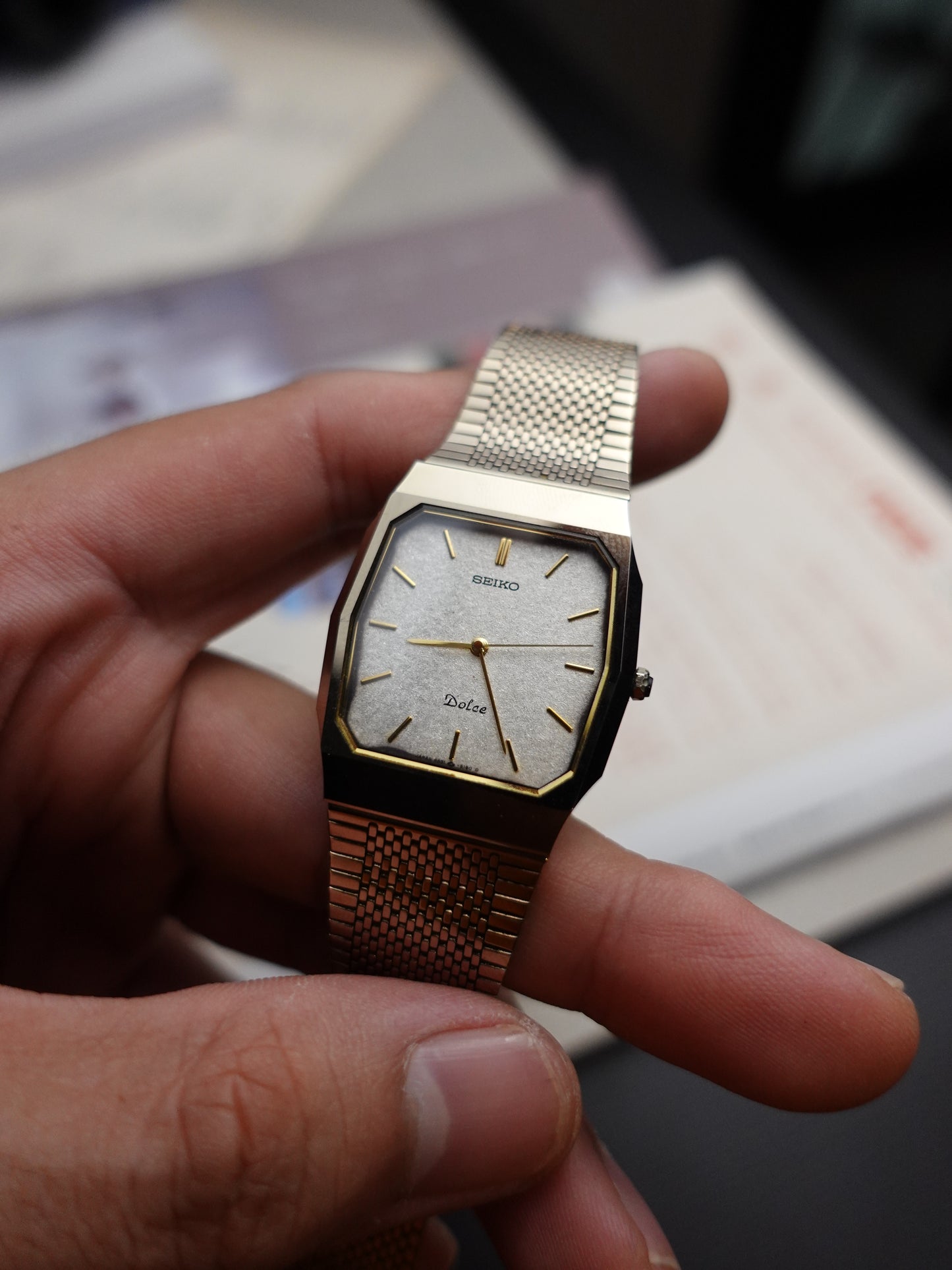 Seiko Dolce Icyflake Tungsten carbride bracelet #402