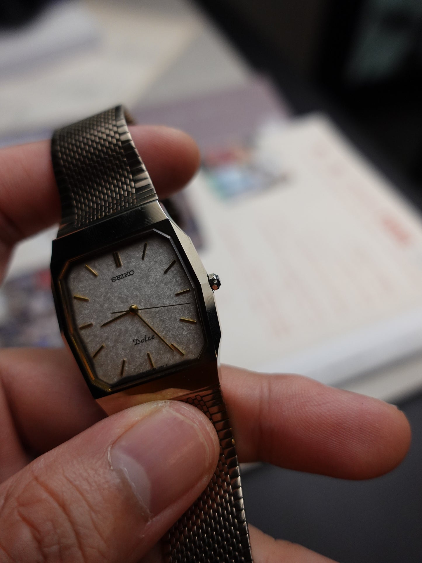 Seiko Dolce Icyflake Tungsten carbride bracelet #402