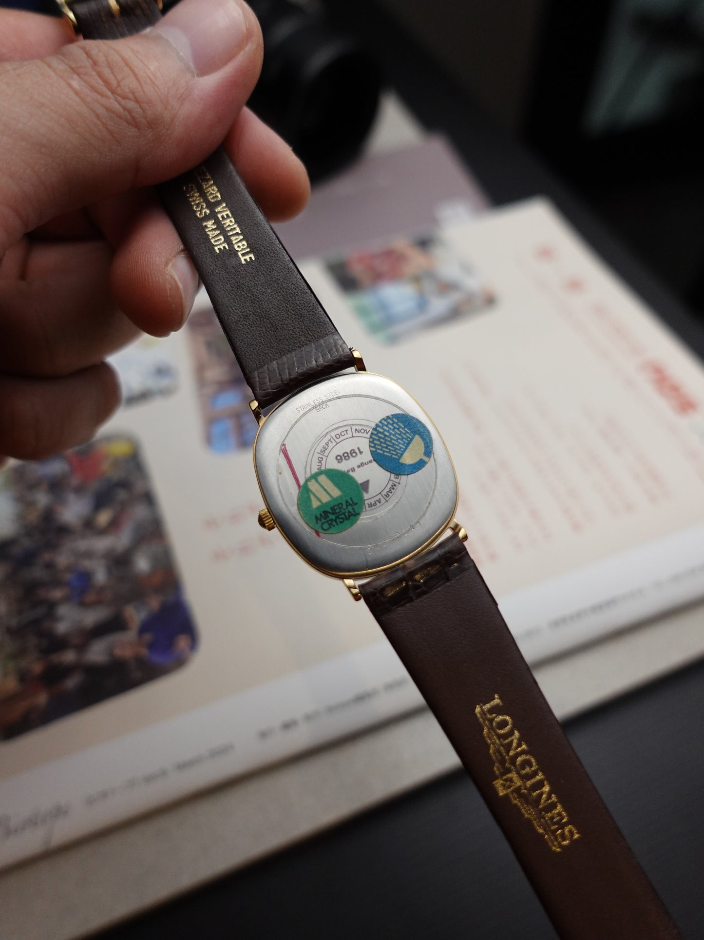 Longines Elipse Quartz 1986 with original buckle and strap #413