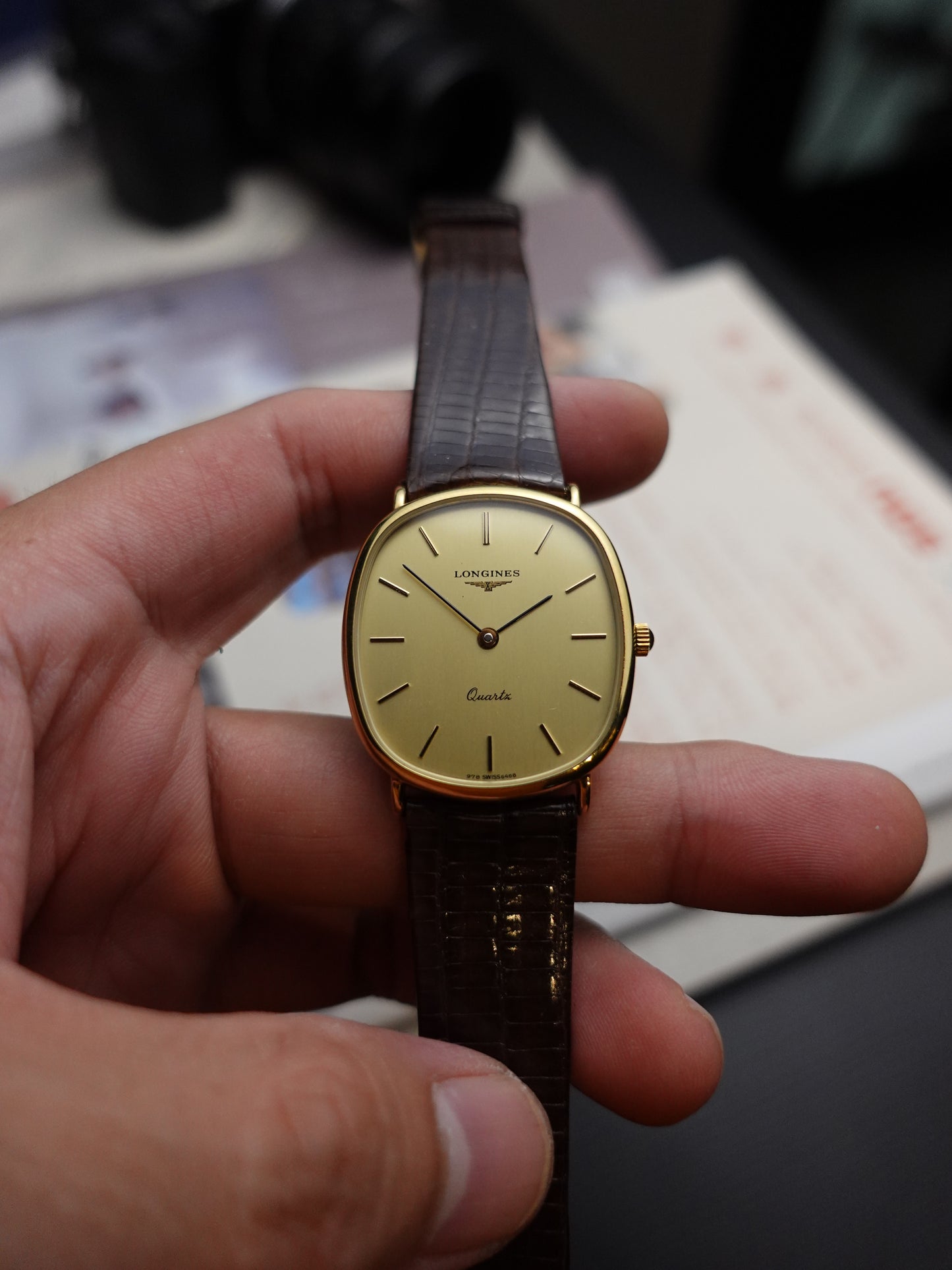 Longines Elipse Quartz 1986 with original buckle and strap #413