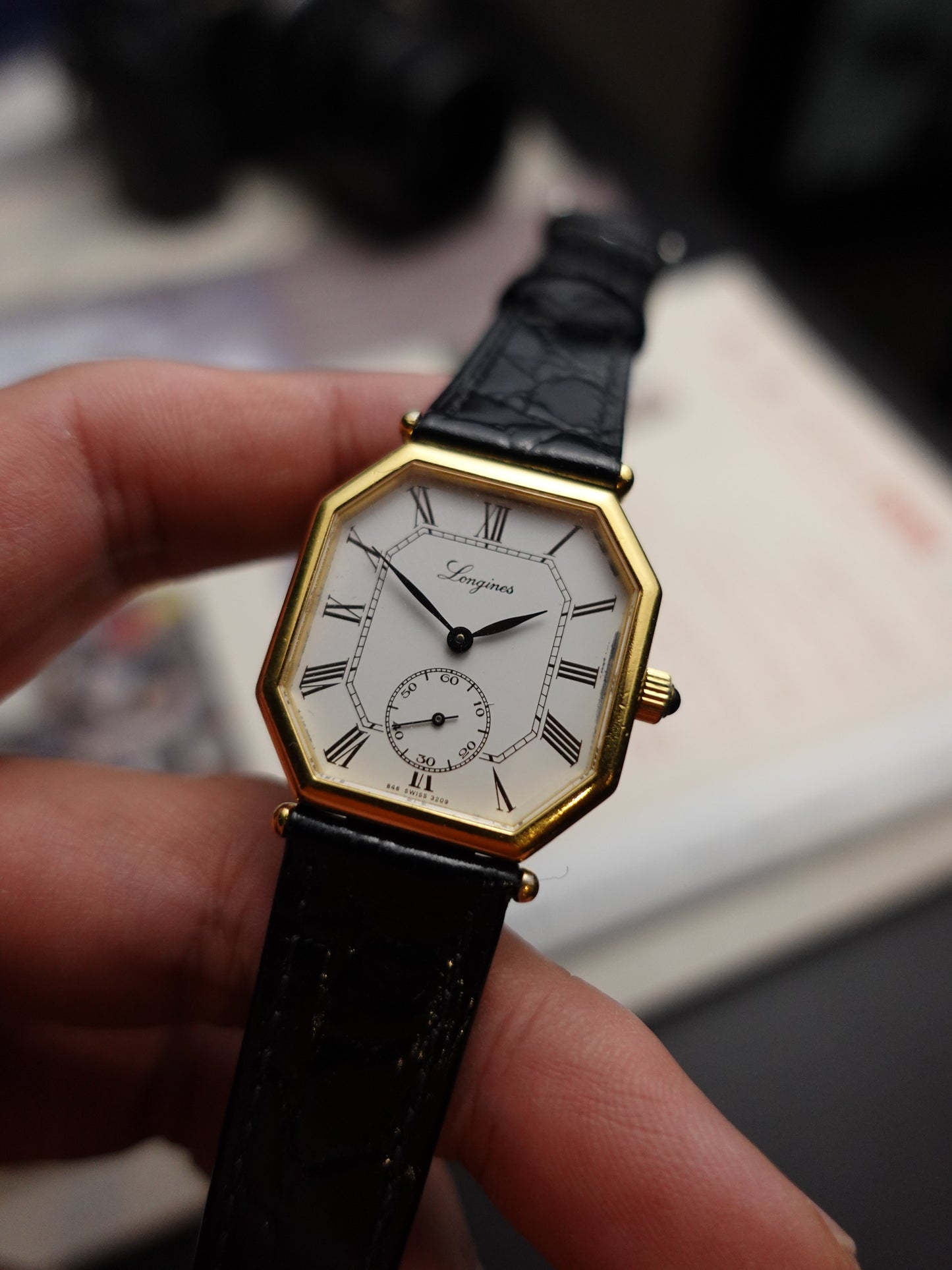 Men longines octo manual winding 1983th men's size