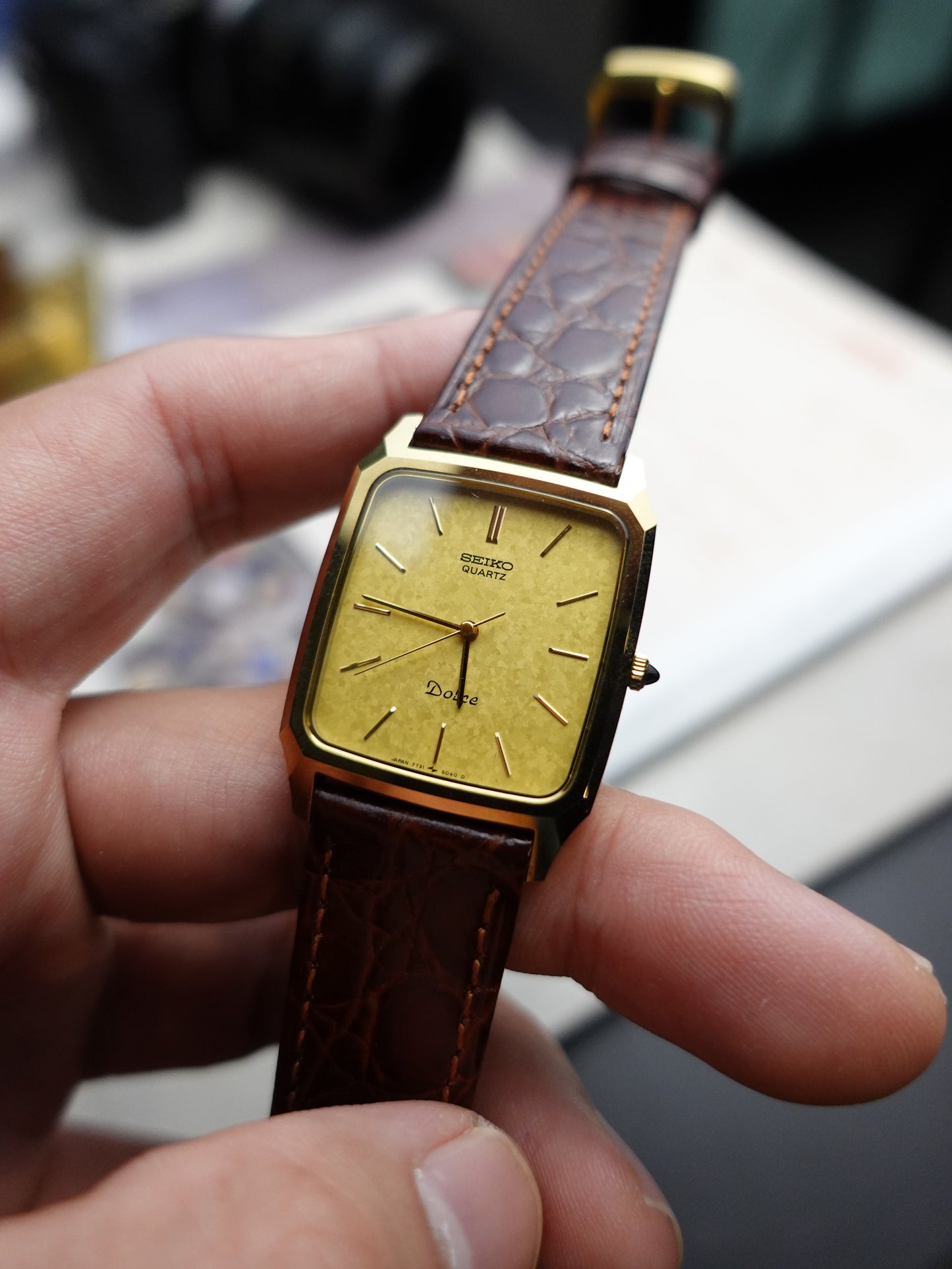 Seiko Dolce Tank Yellowflake Dial #416