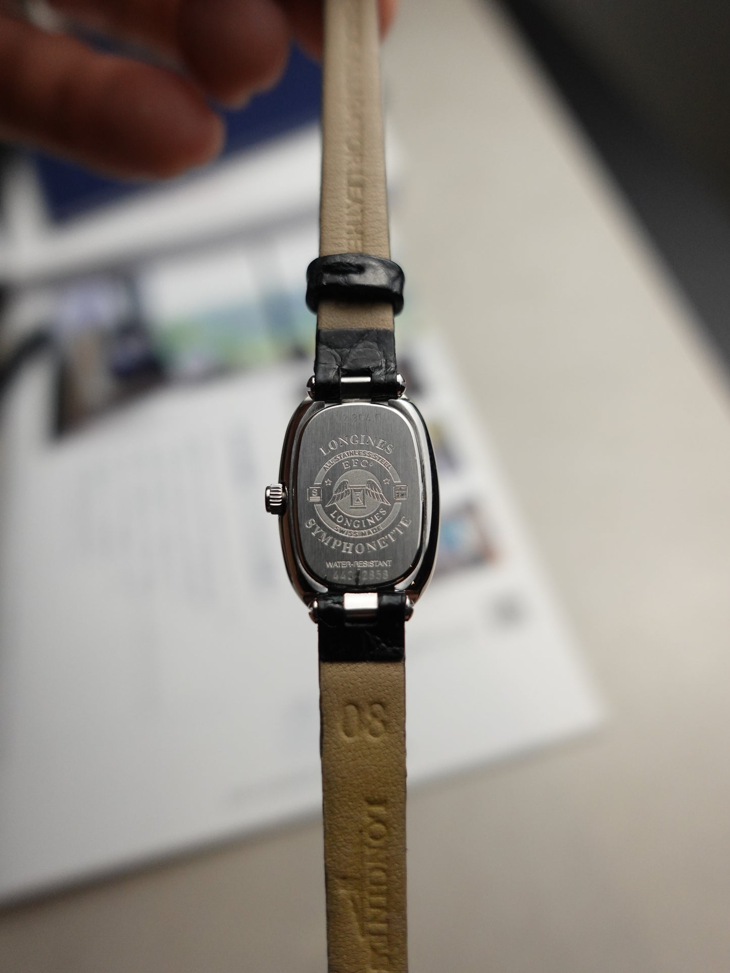 Longines Symphonette Real diamond bezel mother of pearl dial 