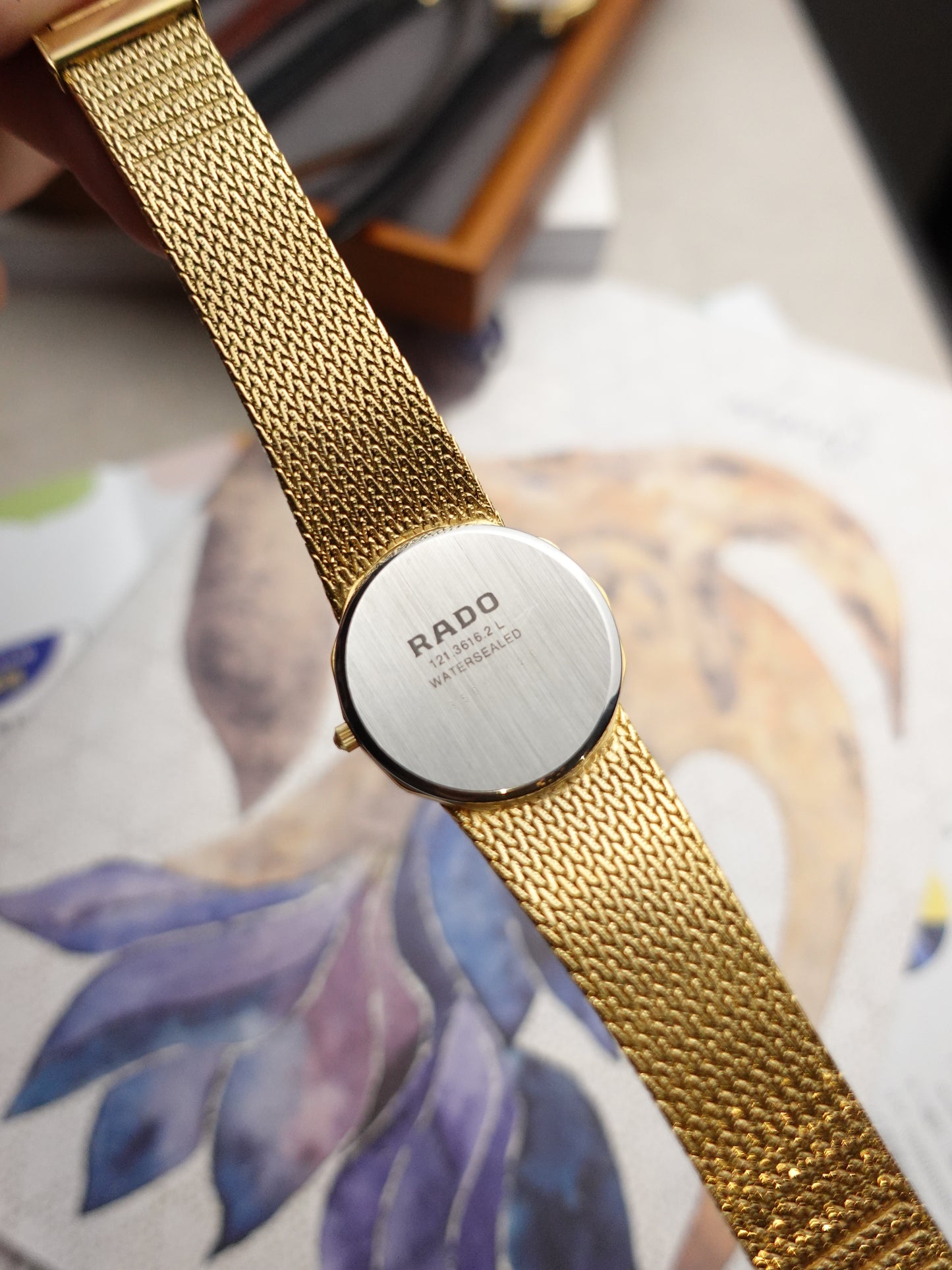 Rado integrated bracelet with diamond markers