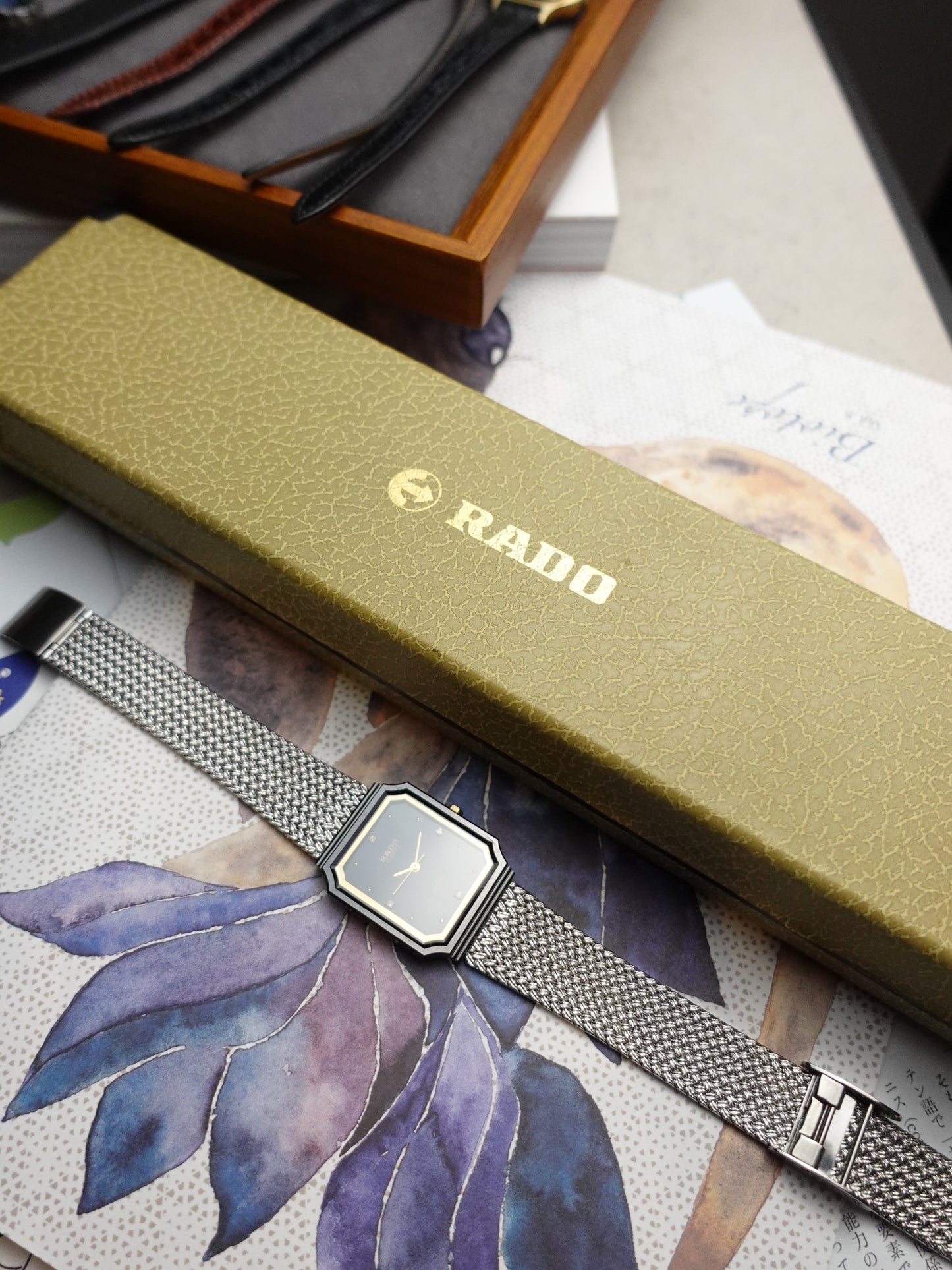 Rado Diastar scratch resistant case Quartz with original box swiss made