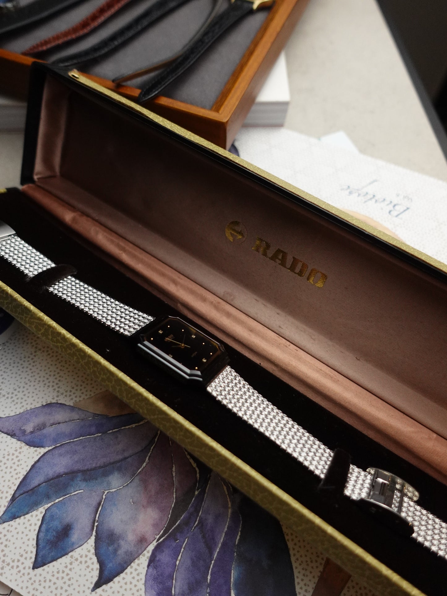 Rado Diastar scratch resistant case Quartz with original box swiss made