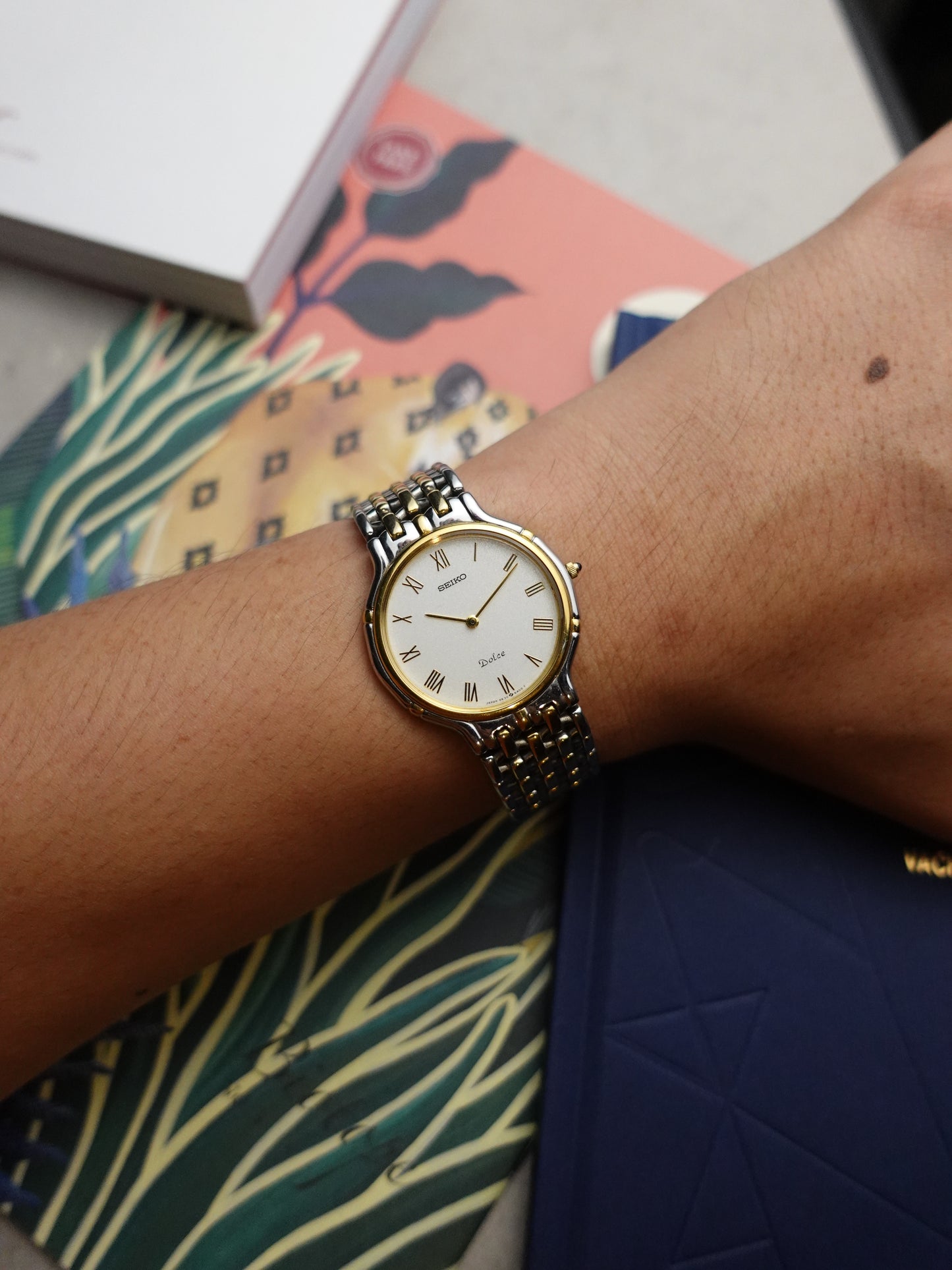 Seiko Dolce spider bracelet Full set box and paper