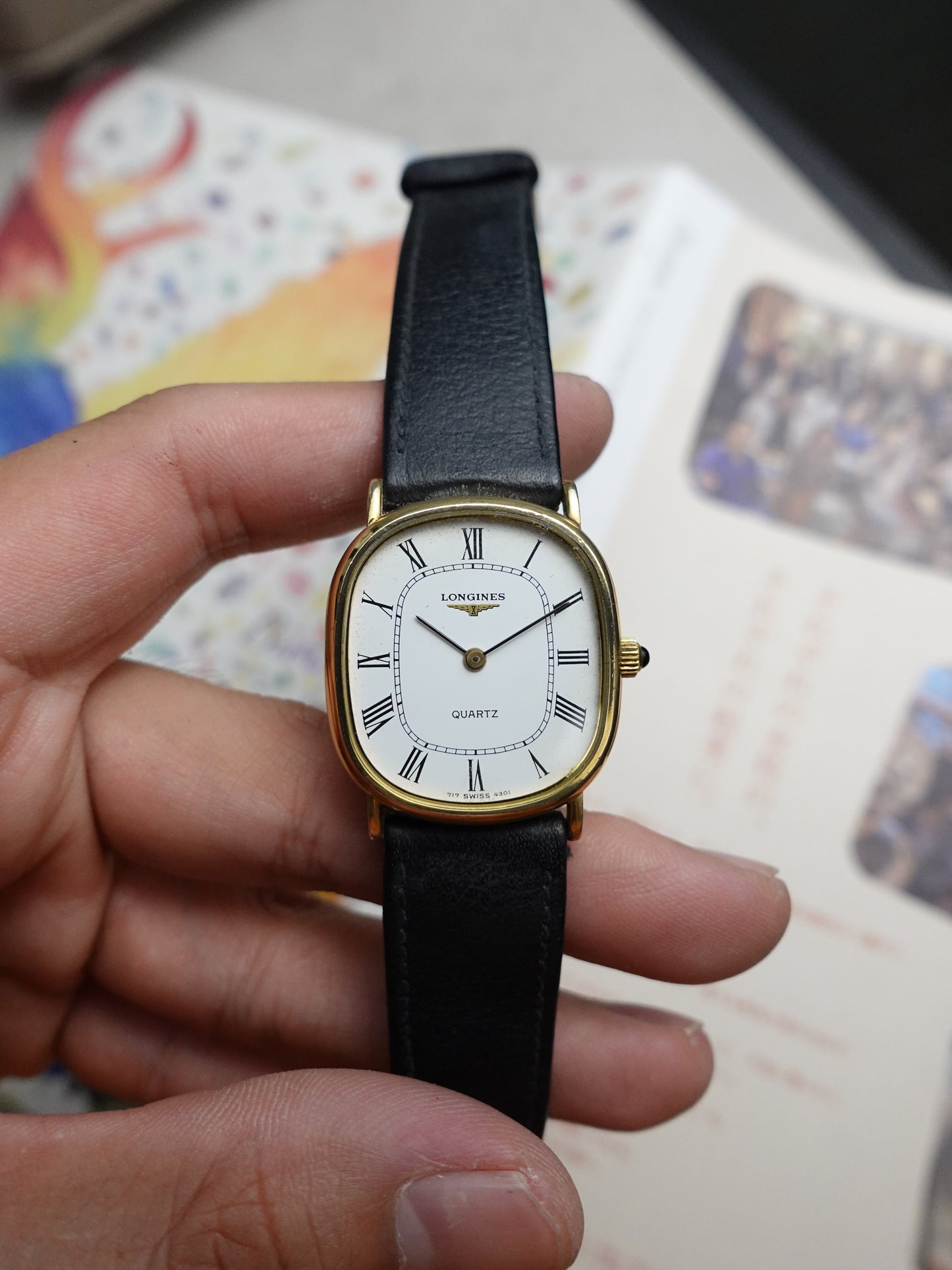 Longines Elipse Quartz Roman numerals with original Box #528