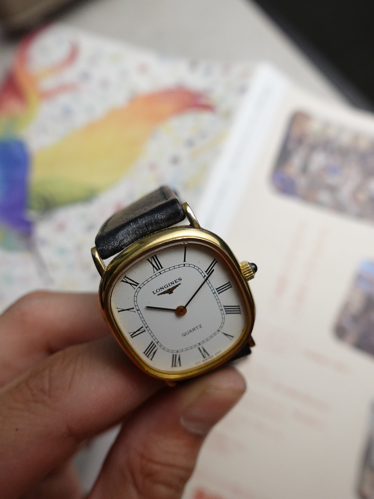 Longines Elipse Quartz Roman numerals with original Box #528
