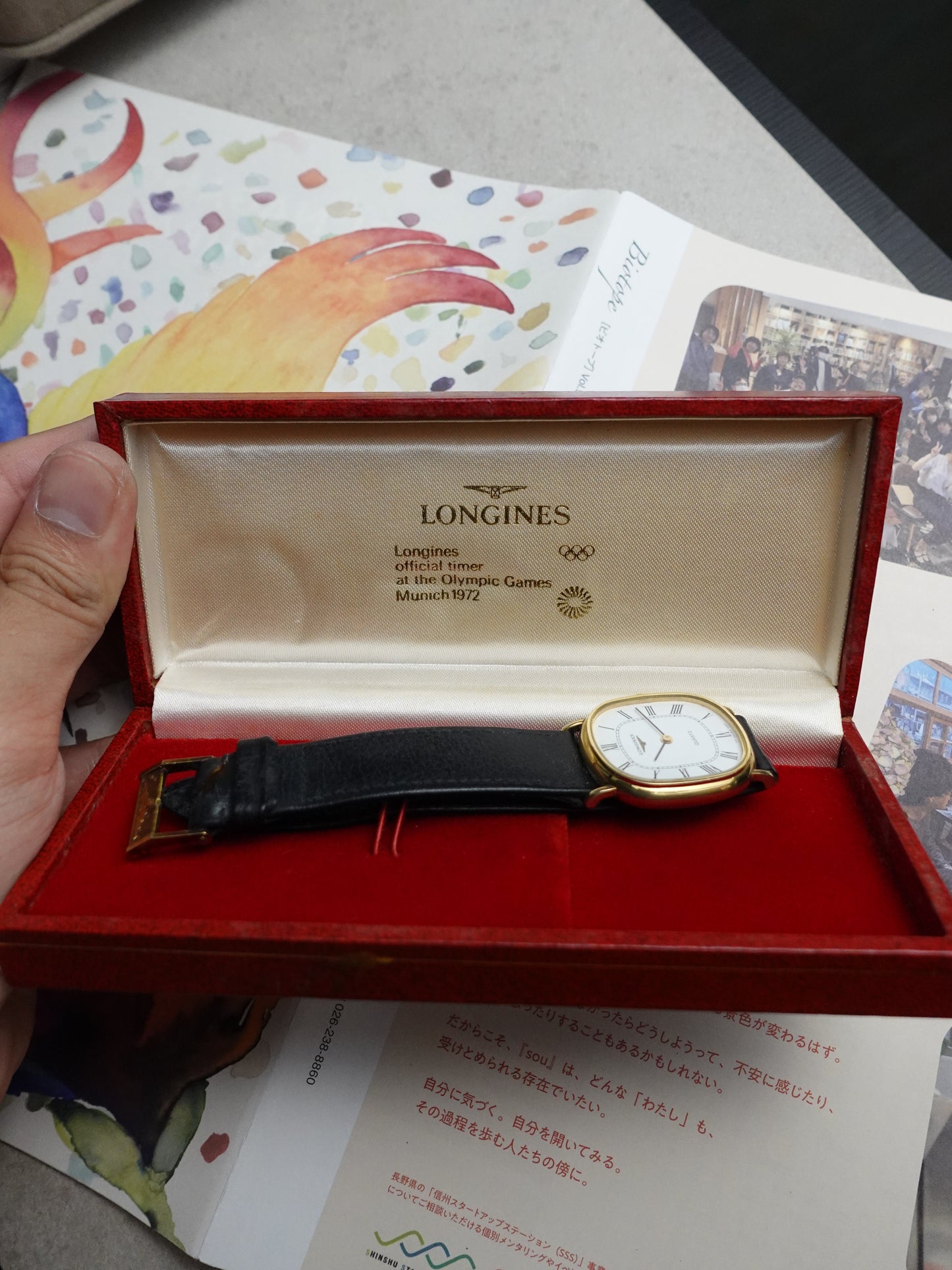 Longines Elipse Quartz Roman numerals with original Box #528