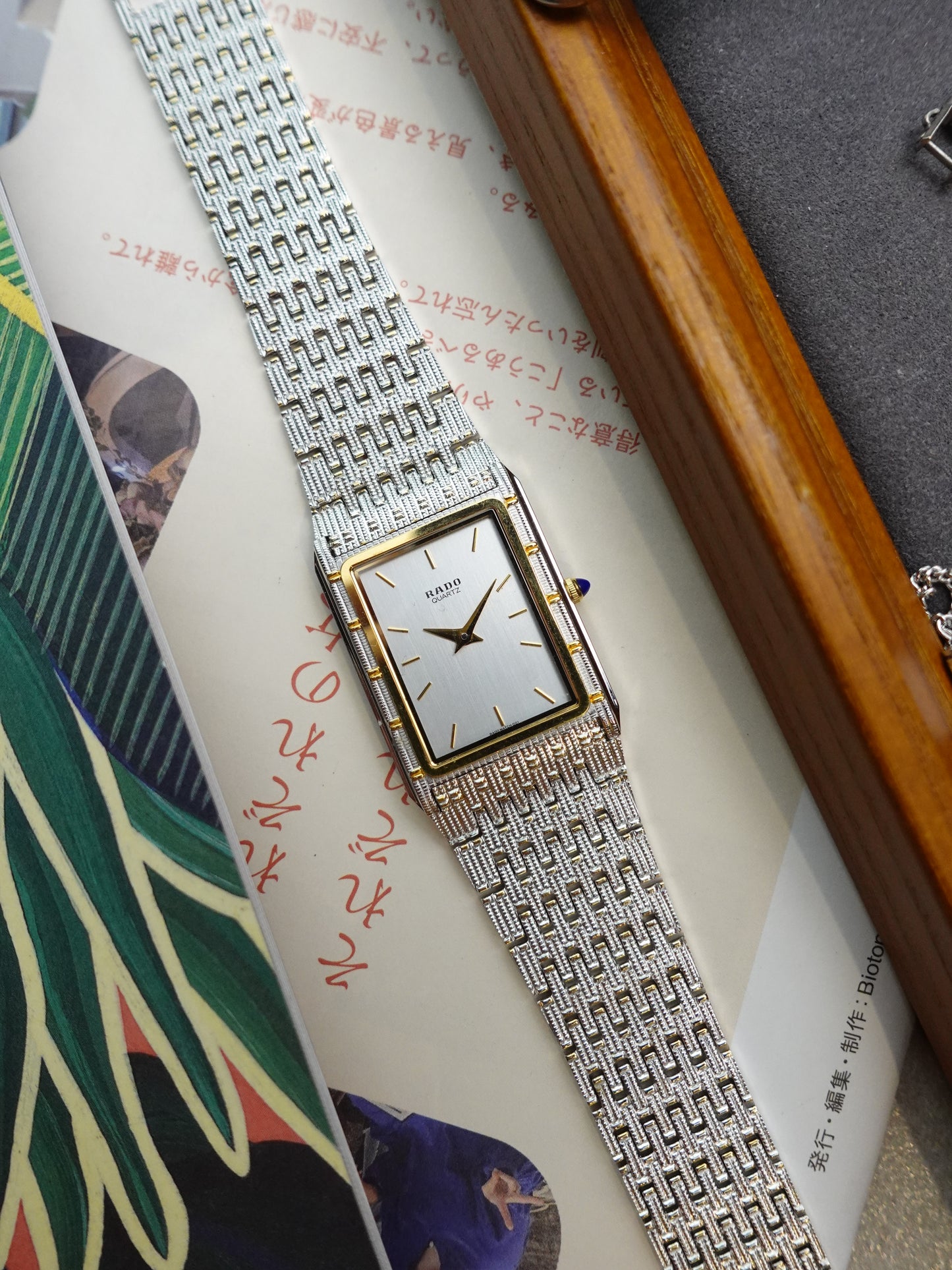 Rado Quartz in full integrated Bracelet in large size #491