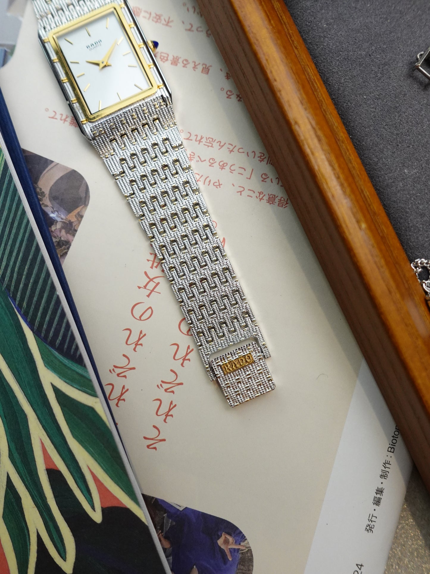 Rado Quartz in full integrated Bracelet in large size #491