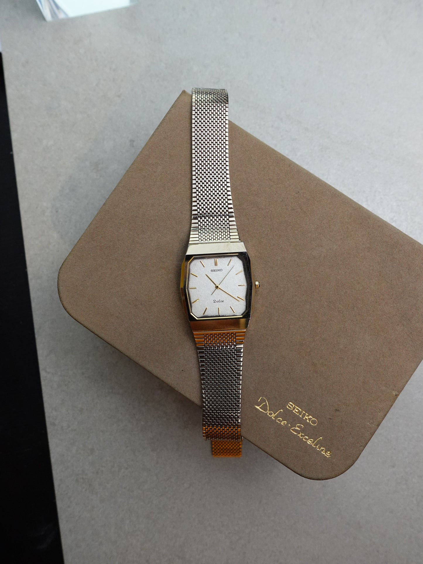 Seiko Dolce Icyflake Tungsten carbride bracelet with original box