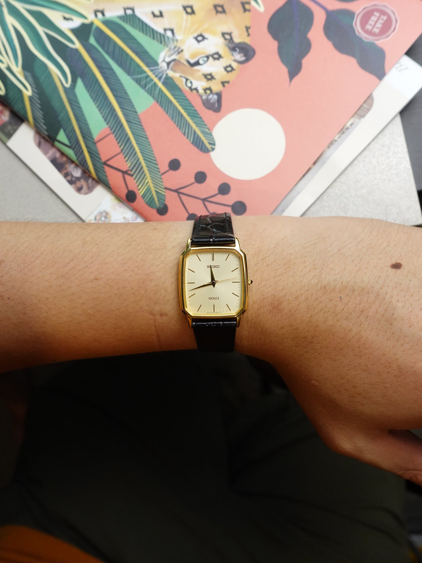Seiko Dolce Tank with original box and cert #535