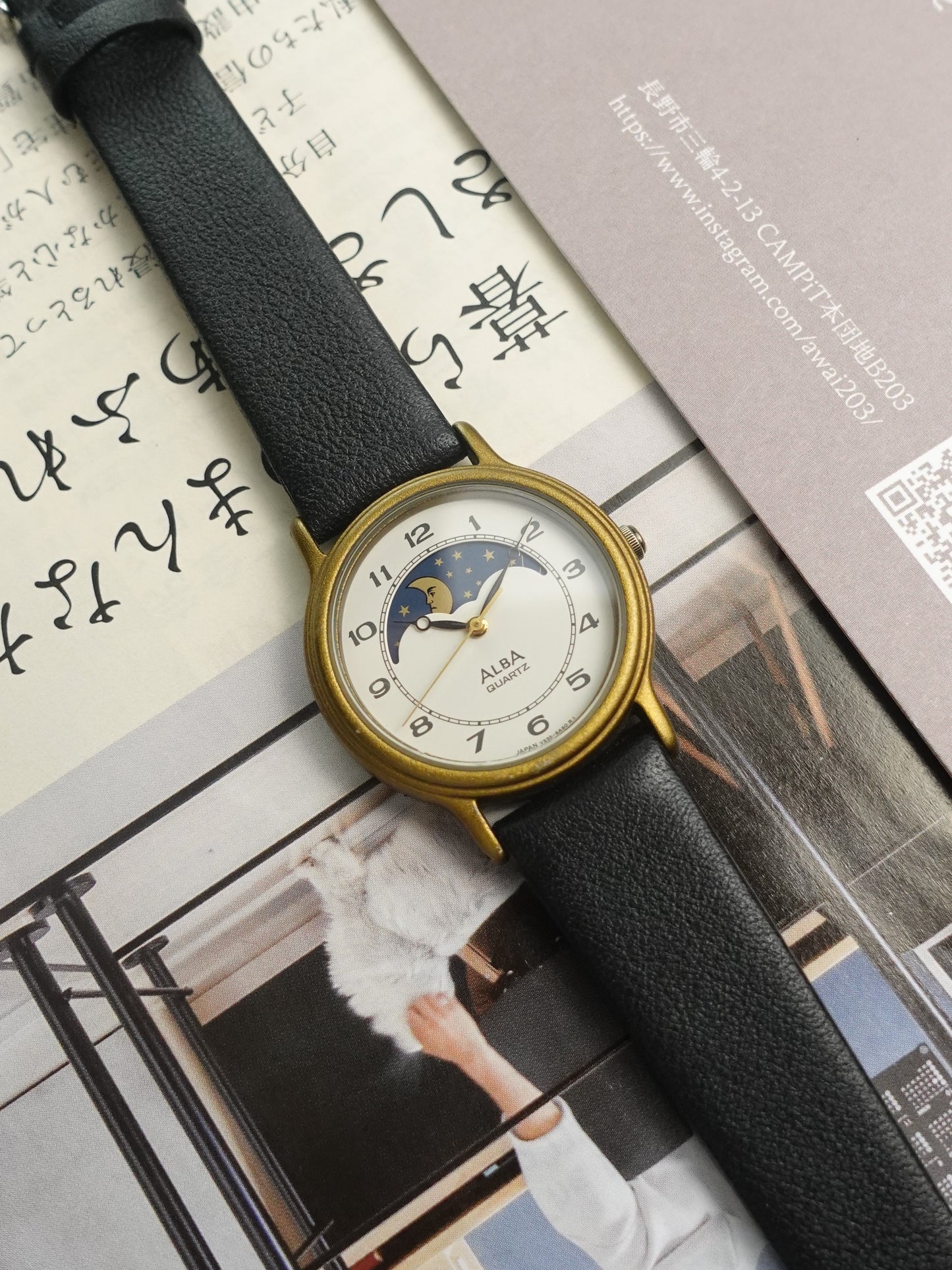 Seiko Alba Moonphase with Breguet Hands