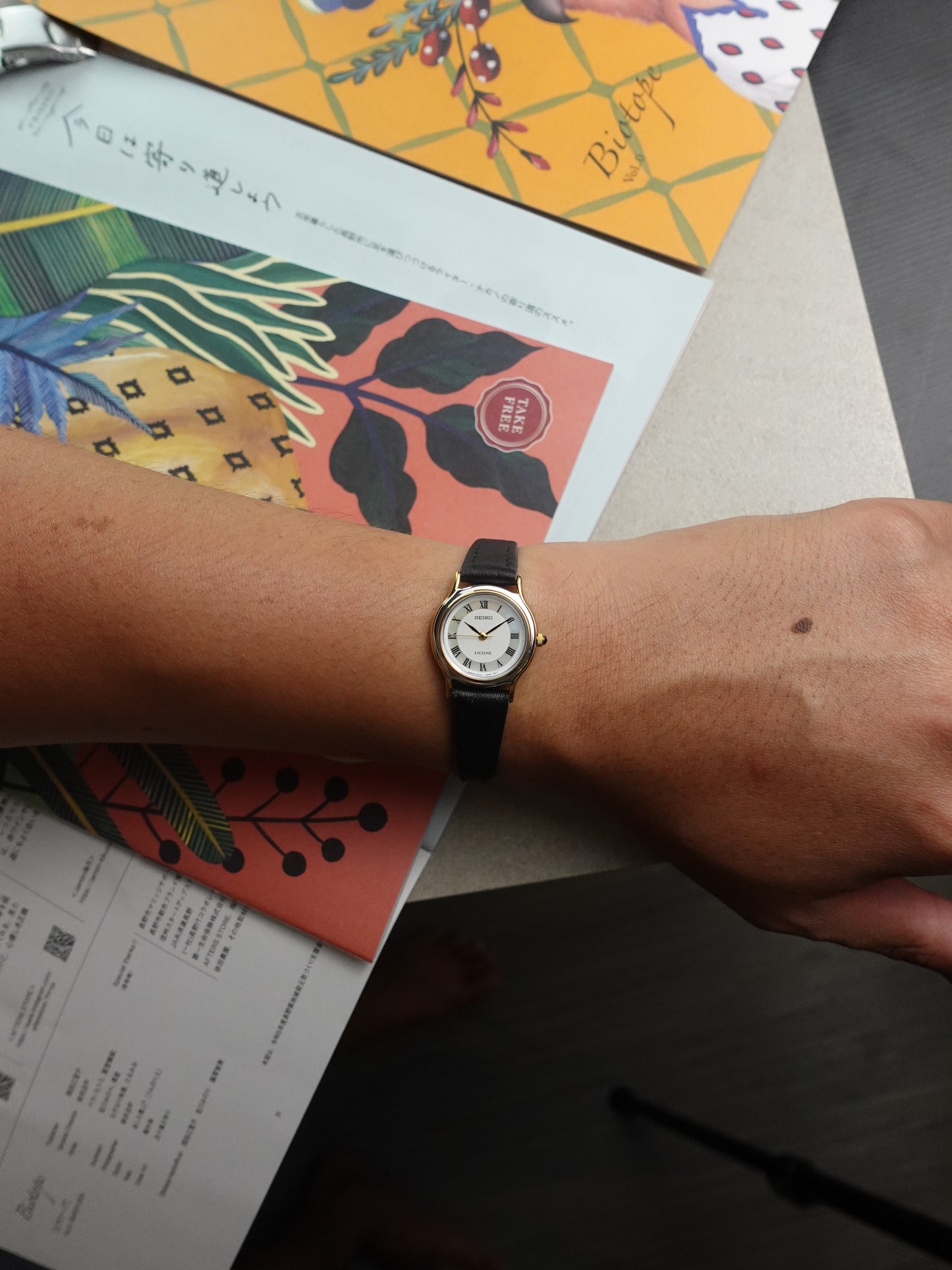 Seiko Exceline with mother of pearl Roman Dial