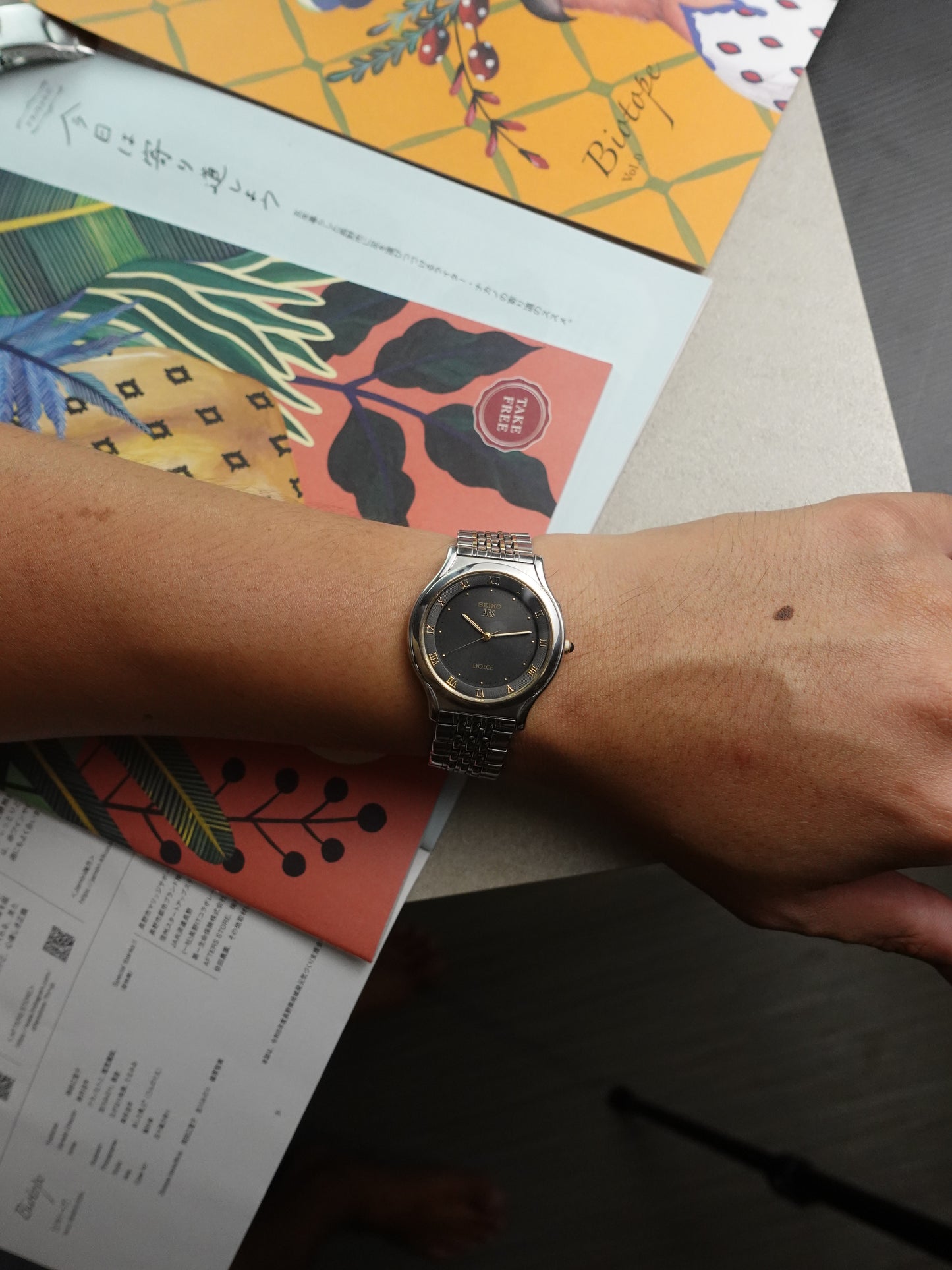 Seiko Dolce AGS (automatic quartz movement)