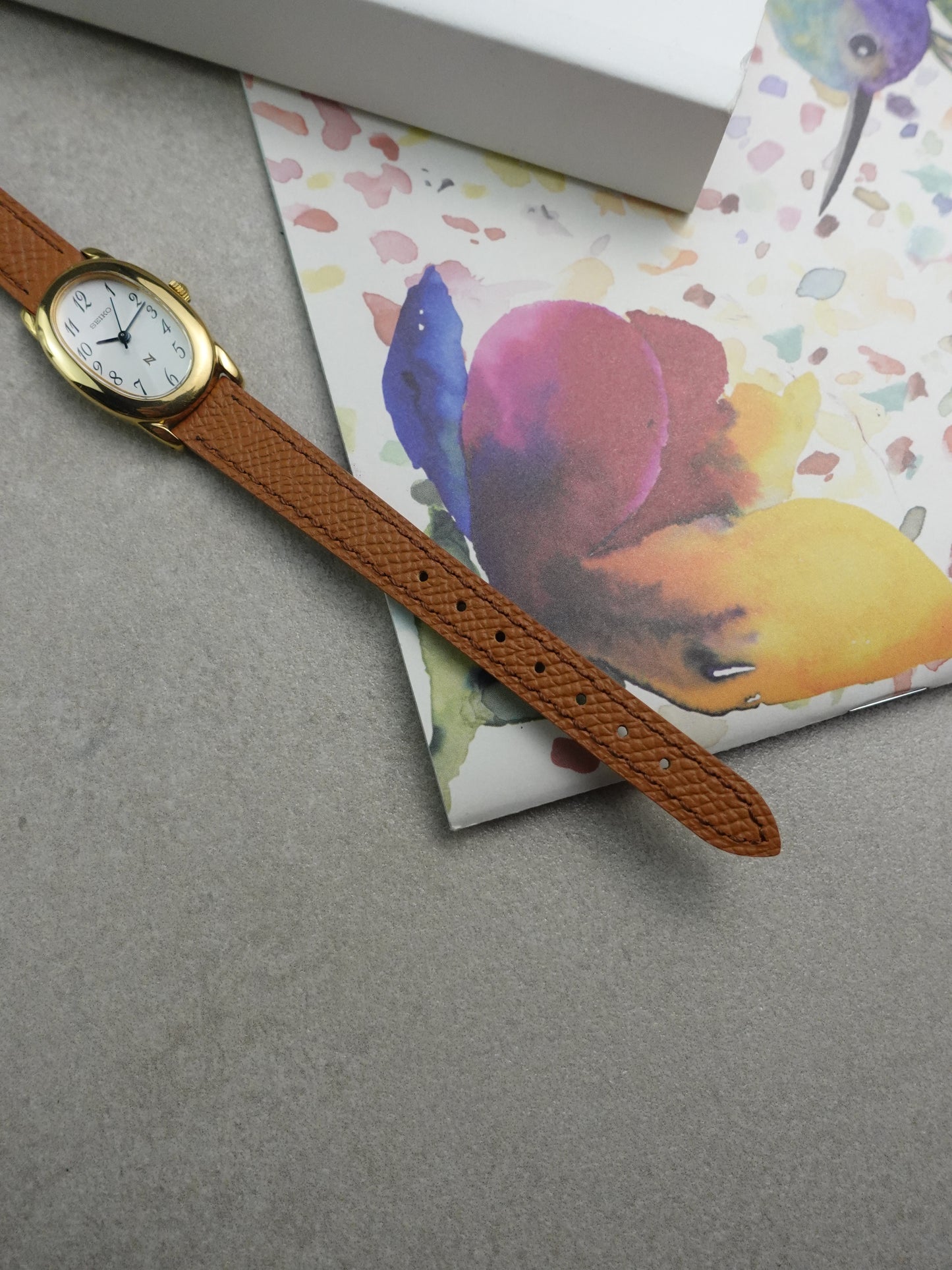 Seiko Ladies "Baignoire" Gold
