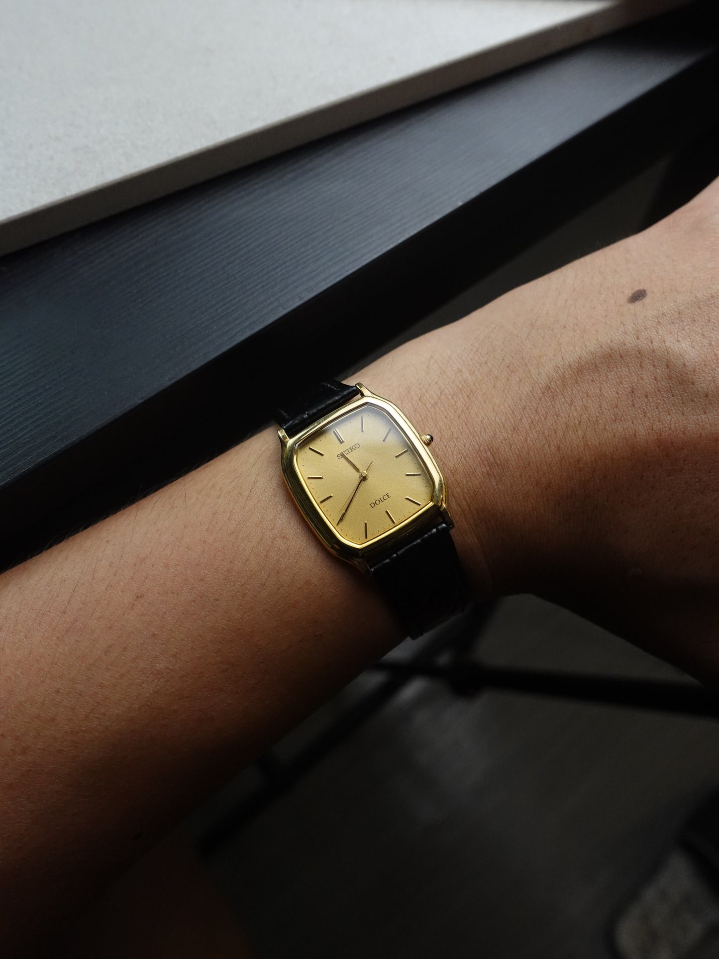 1997 Seiko Dolce tank 5E31-5B30