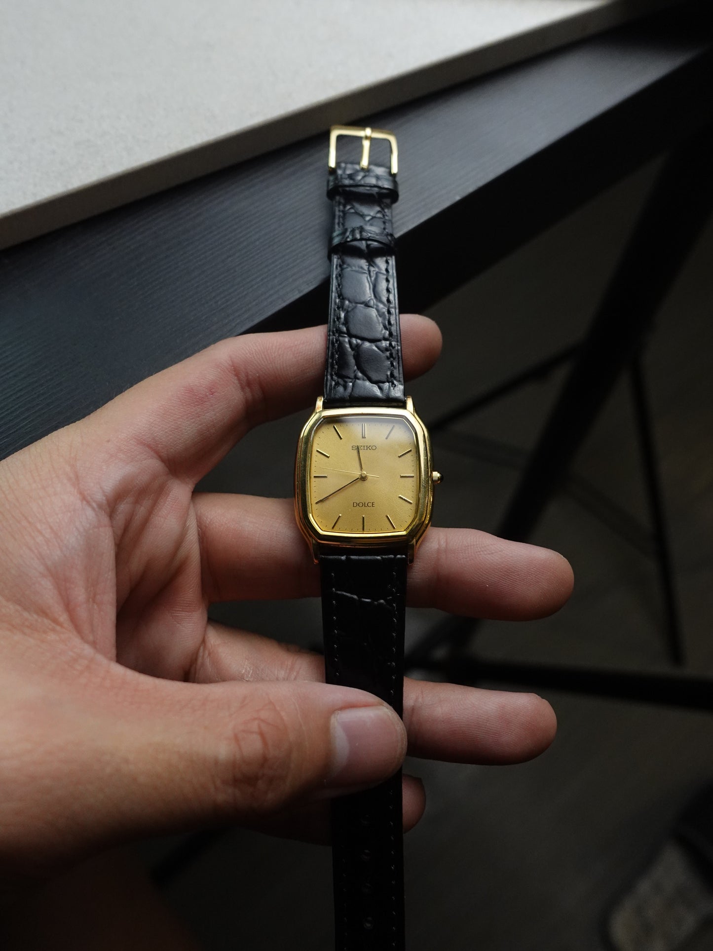 1997 Seiko Dolce tank 5E31-5B30
