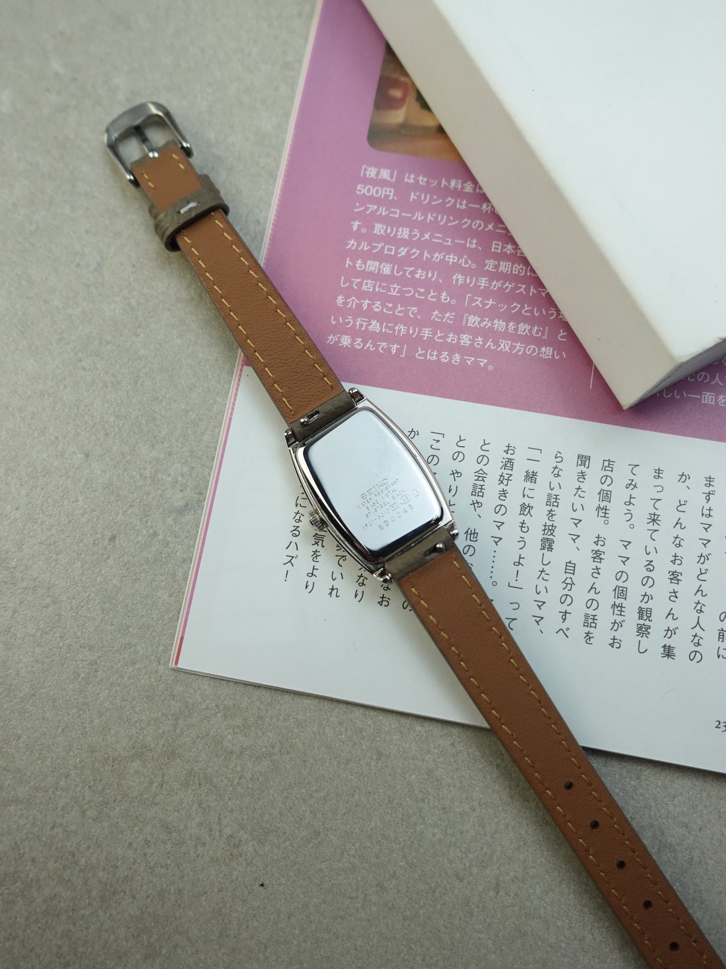 Ladies Seiko Noie Tonneau
