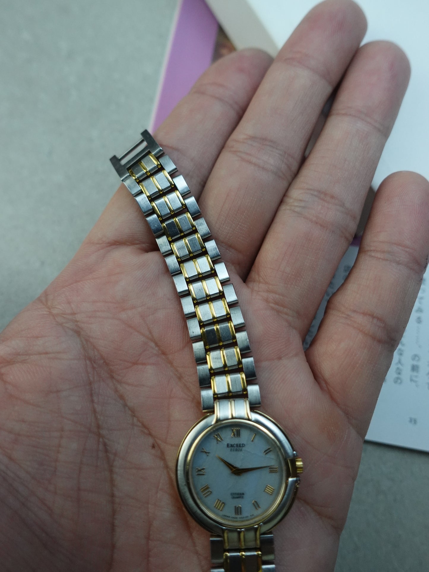 Ladies Citizen Exceed Bracelet with Stone Dial