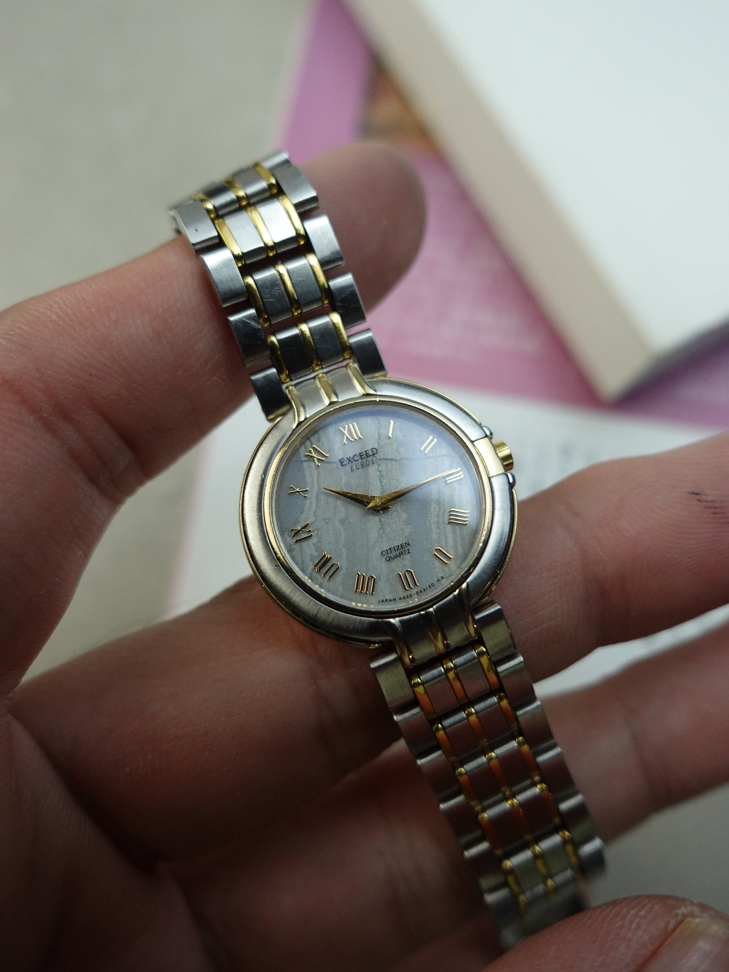 Ladies Citizen Exceed Bracelet with Stone Dial